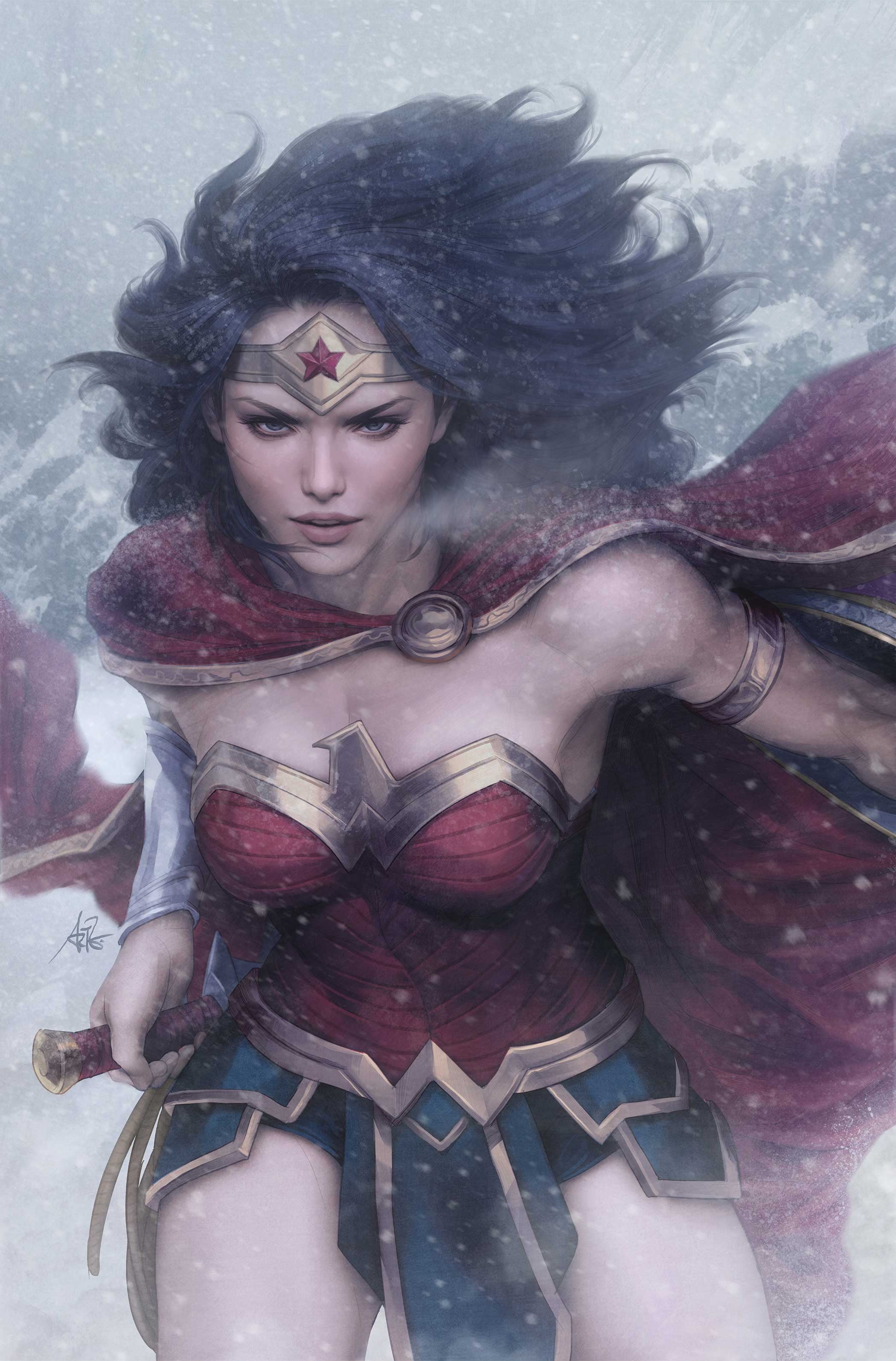Diana (wonder woman), 2K, Amazonian, Wonder Woman, superheroines, Artgerm, DC Comics, Phone HD Wallpaper