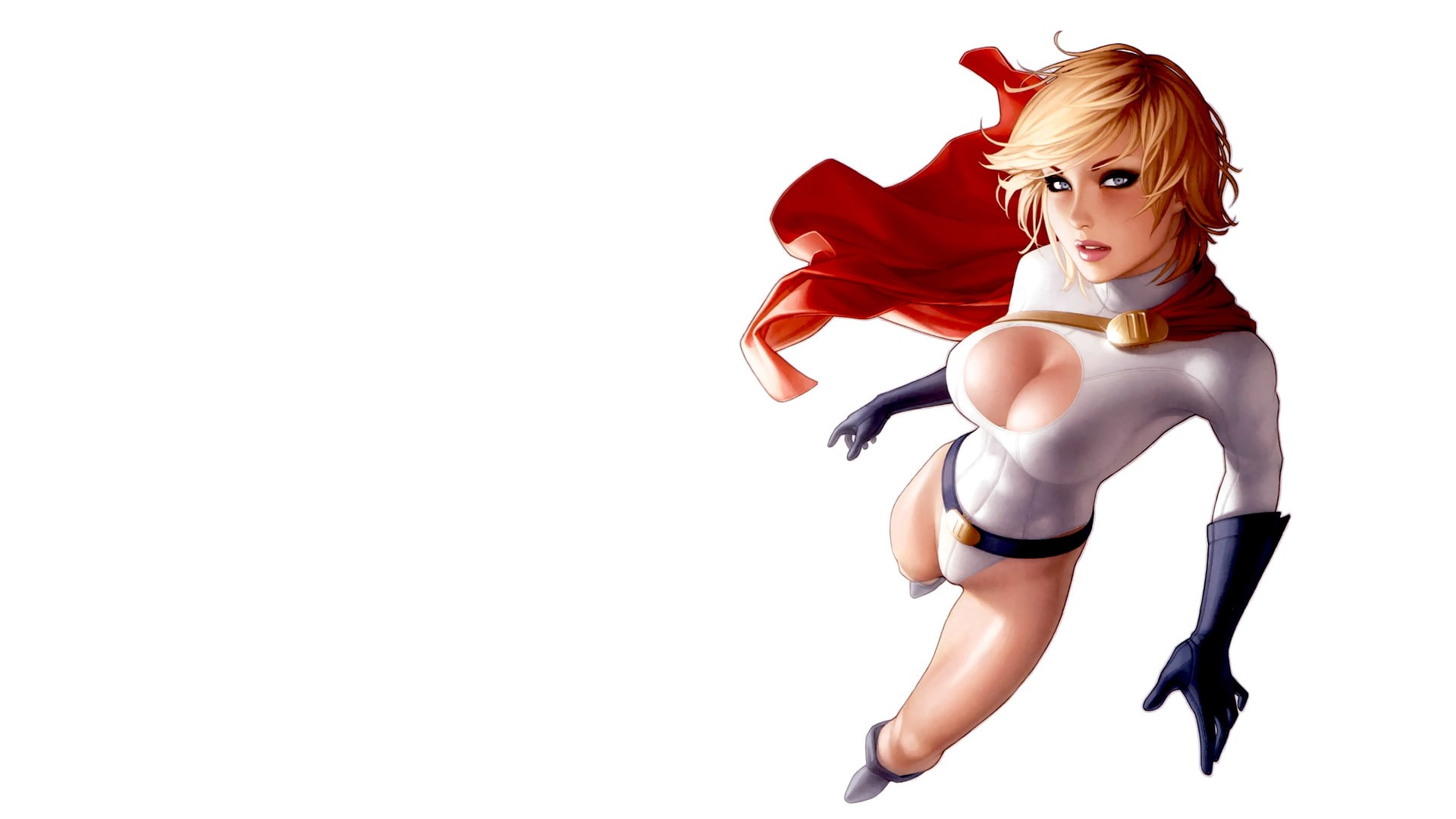 dc, girl, cartoon/comic, hd, power, 1080P, white, HD Wallpaper