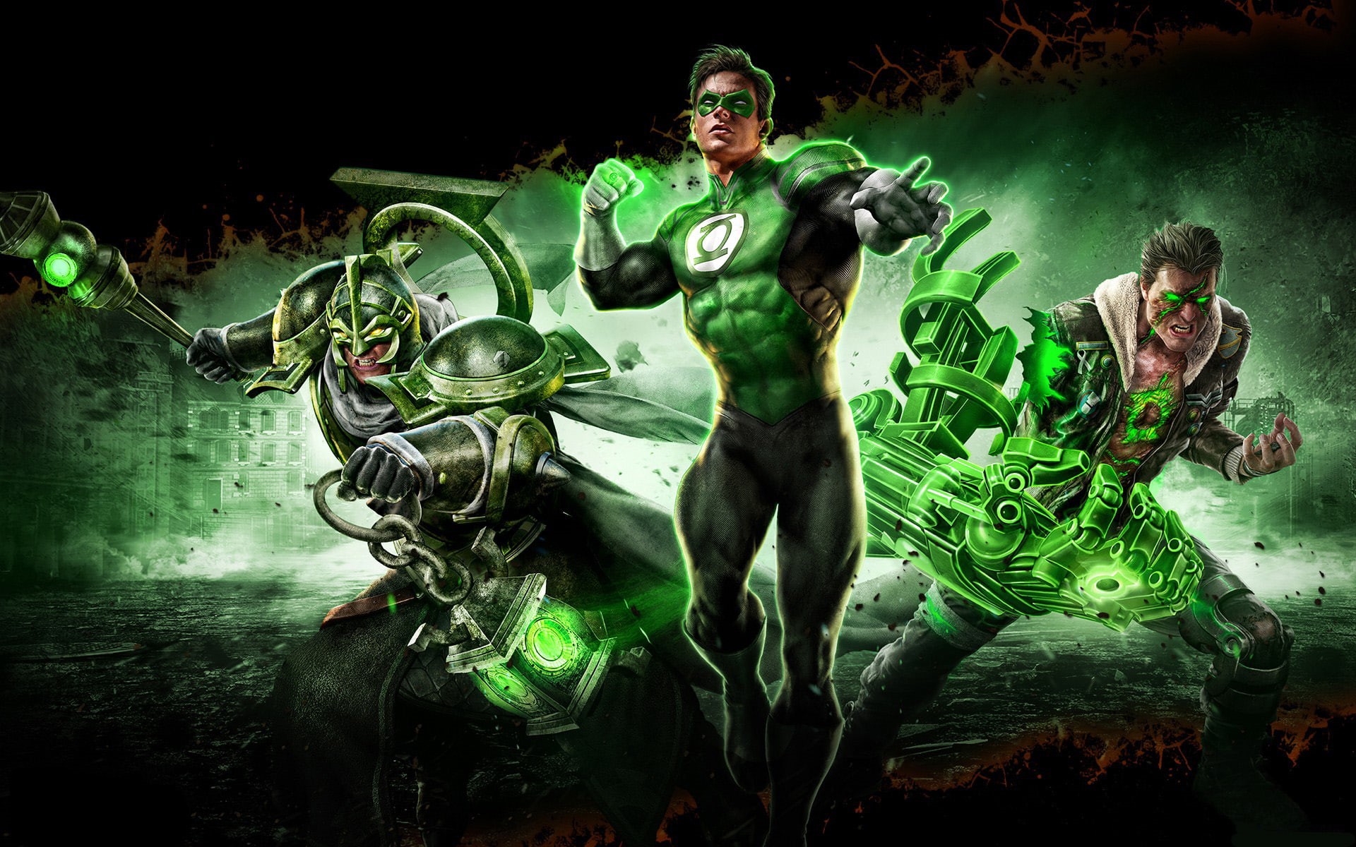 mobile, desktop, phones, universe, lanterns, heroes, infinite, green, laptops, dc, hd, crisis, 1080P, HD Wallpaper
