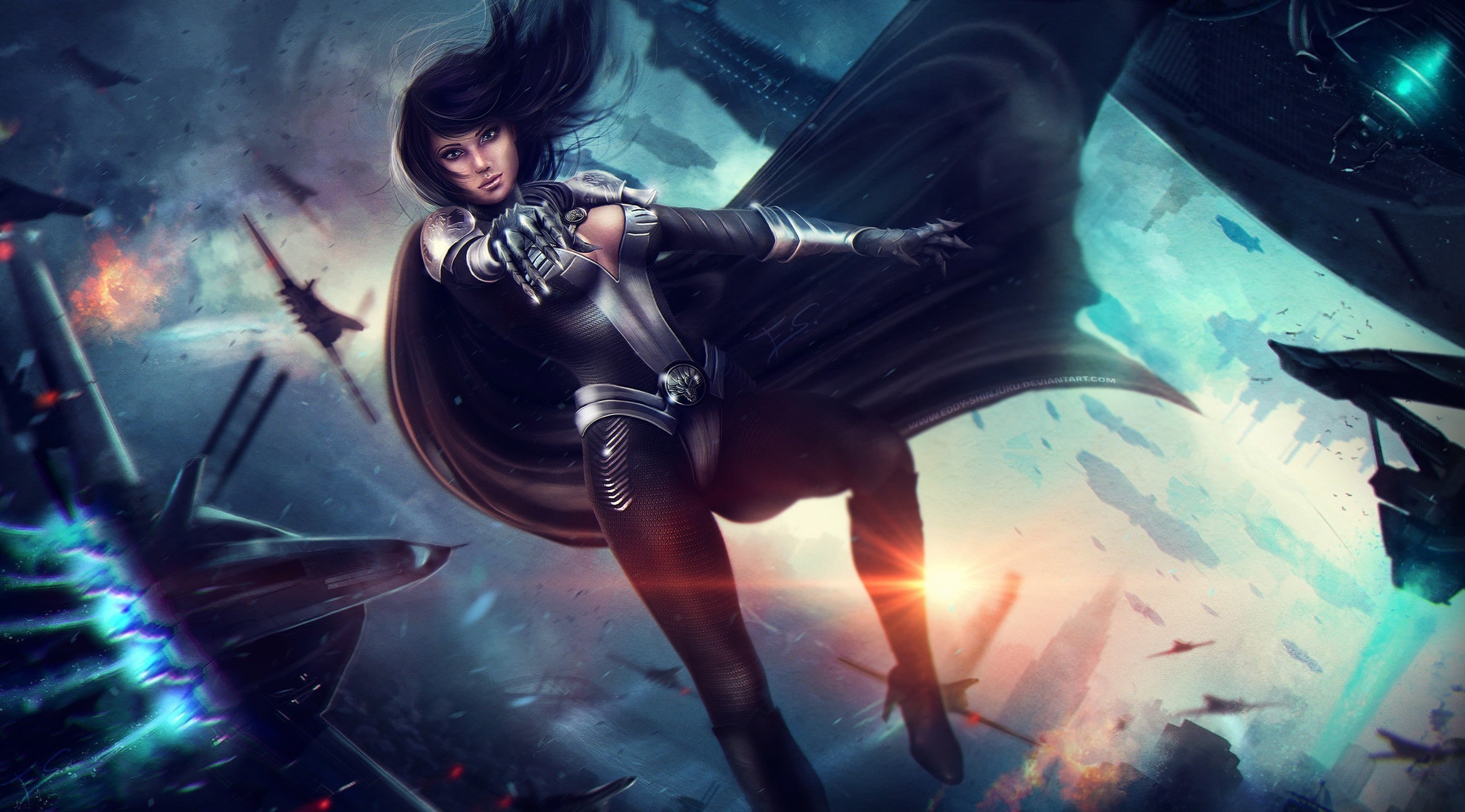 women, video games, 1080P, science fiction, artwork, DC Universe Online, HD Wallpaper