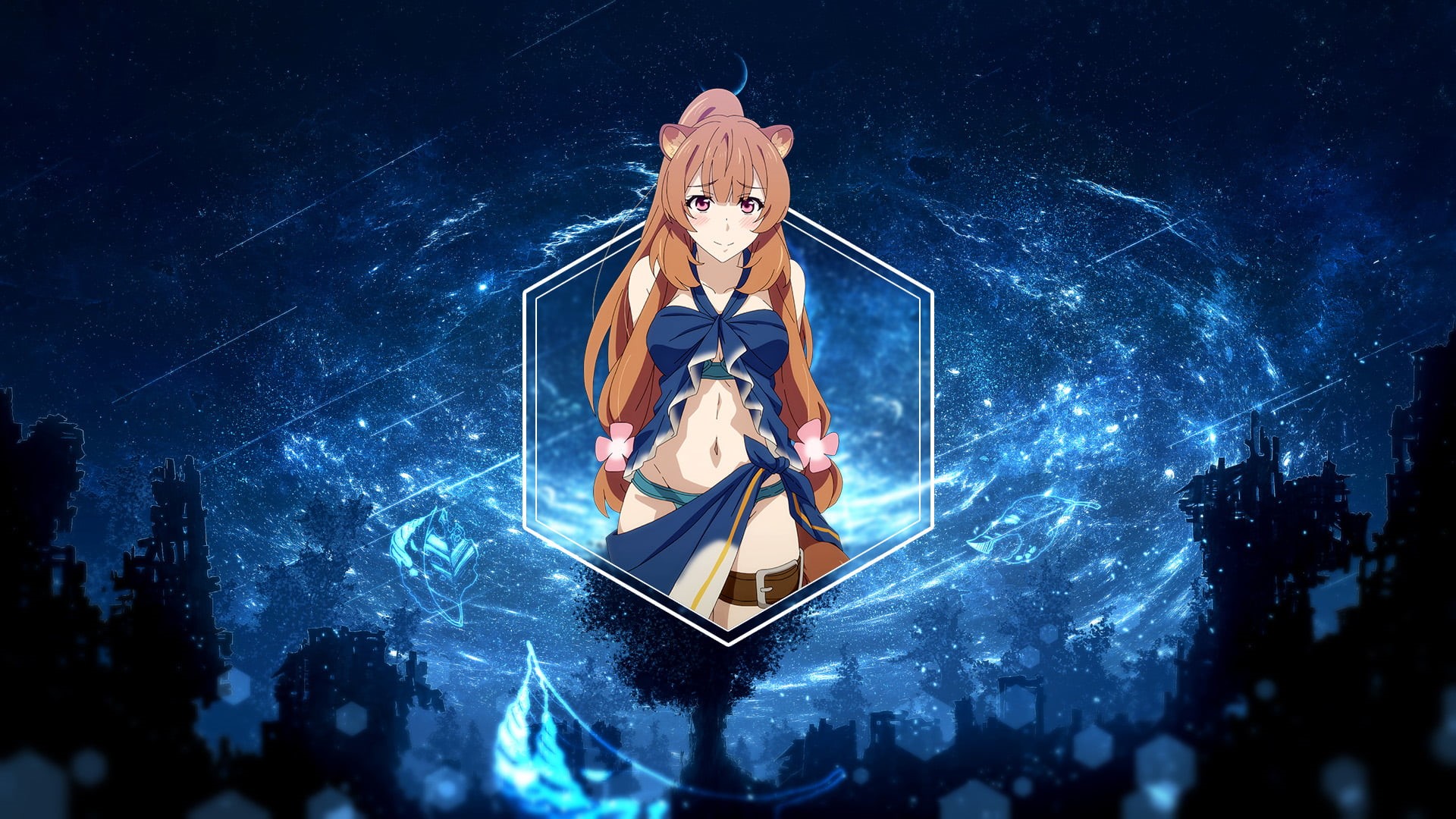 Tate no Yuusha no Nariagari, 1080P, Raphtalia, anime girls, anime, shield hero, furry, landscape, anime landscape, HD Wallpaper