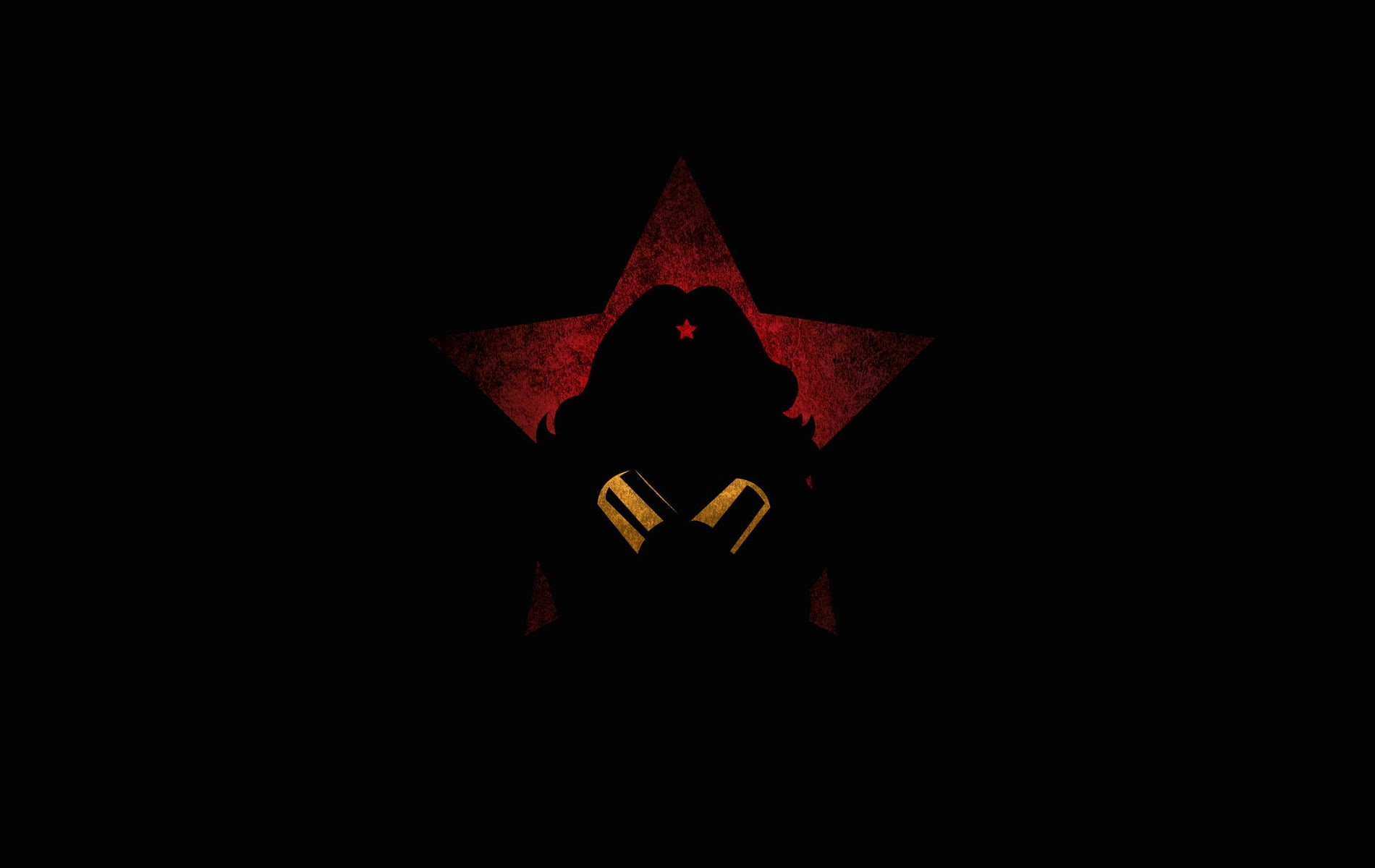 human representation, craft, representation, 720P, red, star shape, black background, no people, fantasy girls, wonder woman, indoors, night, shape, studio shot, HD Wallpaper