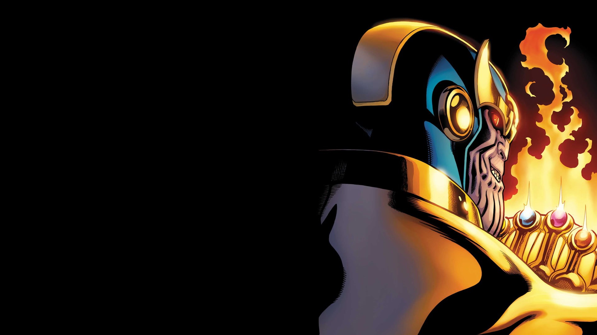1080P, cartoon, villains, thanos, HD Wallpaper