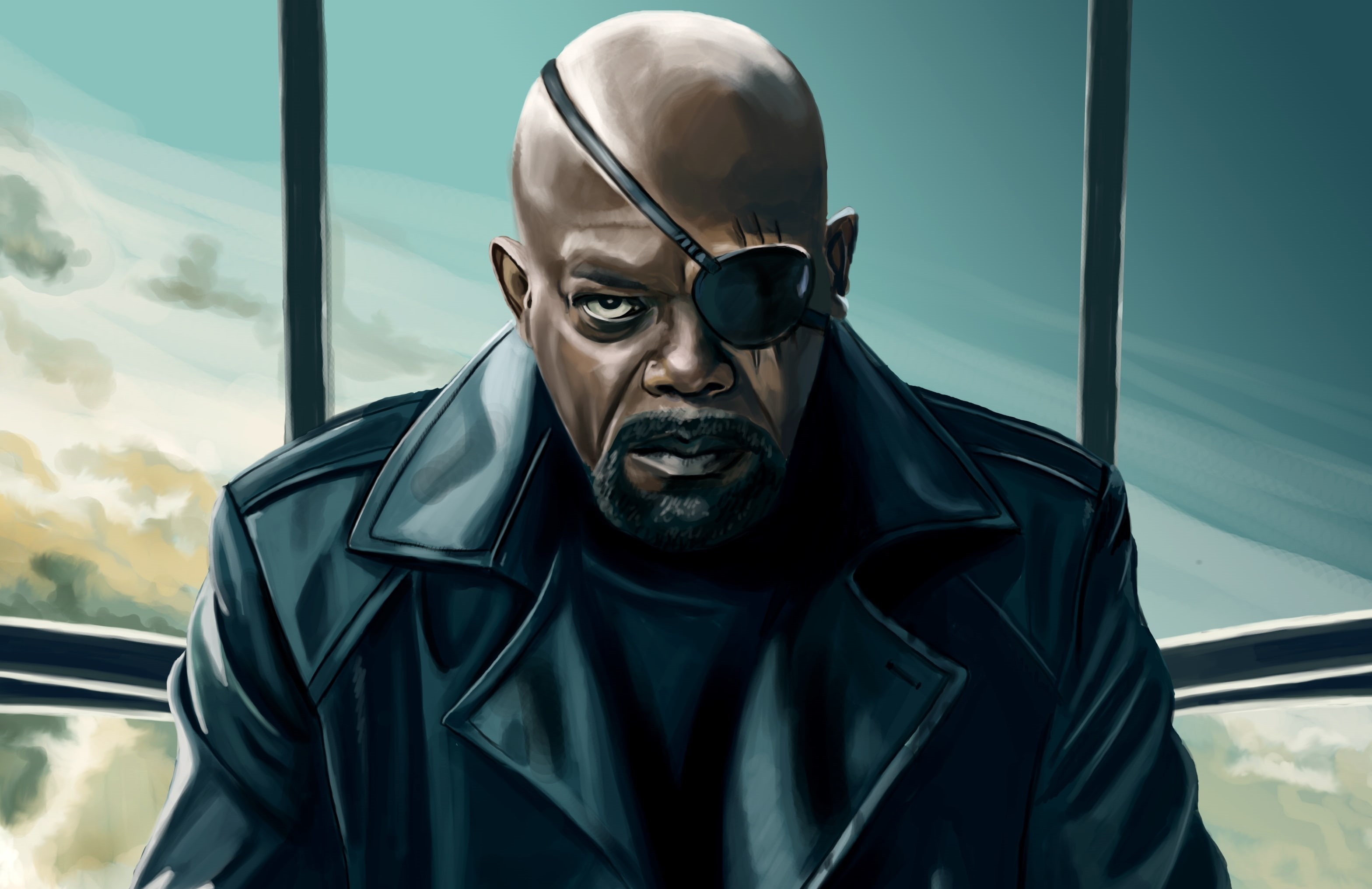 agent, Samuel L. Jackson, Nick Fury, Fury, 2K, S. H. I. E. L. D, HD Wallpaper