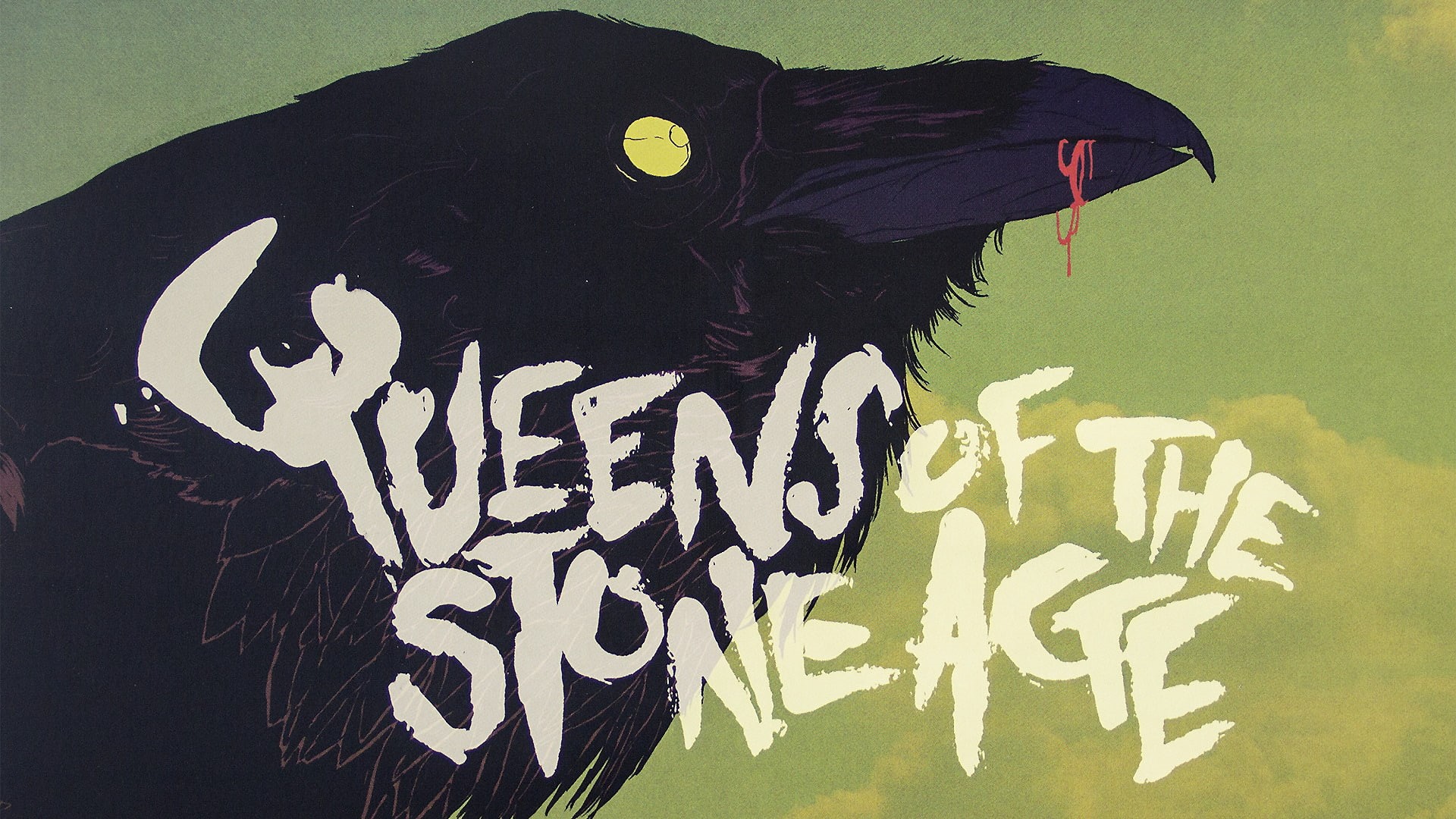 text, message, black color, close-up, music queens of the stone age raven, vertebrate, creativity, 1080P, craft, art and craft, nature, no people, animal themes, HD Wallpaper