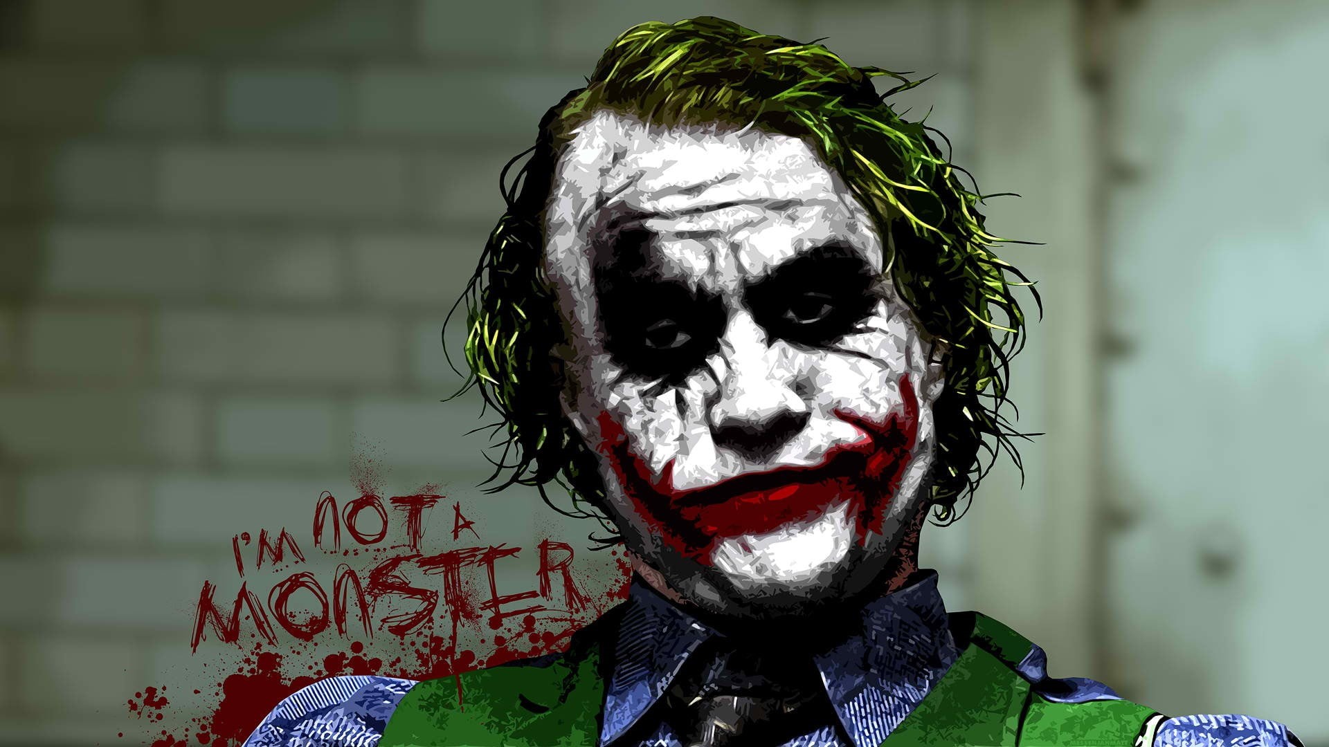 focus on foreground, front view, fear, art and craft, spooky, The Dark Knight, text, headshot, 1080P, indoors, celebration, people, MessenjahMatt, representation, HD Wallpaper