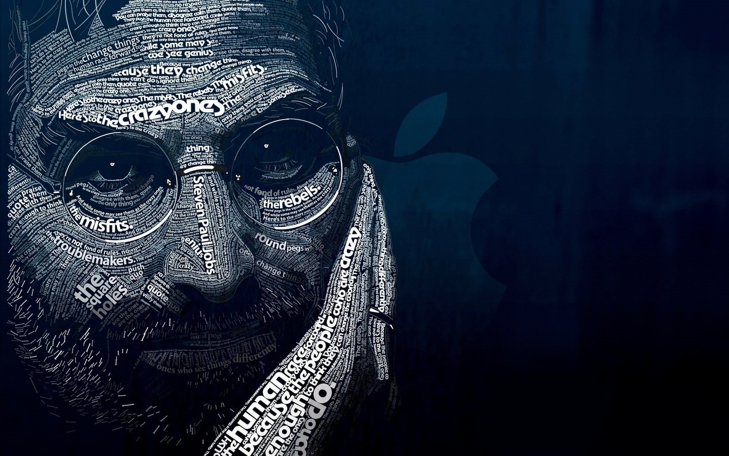 mystery, mask, close-up, looking at camera, front view, mask - disguise, celebration, blue, Steve Jobs, indoors, Apple vs. Microsoft, body part, 720P, HD Wallpaper
