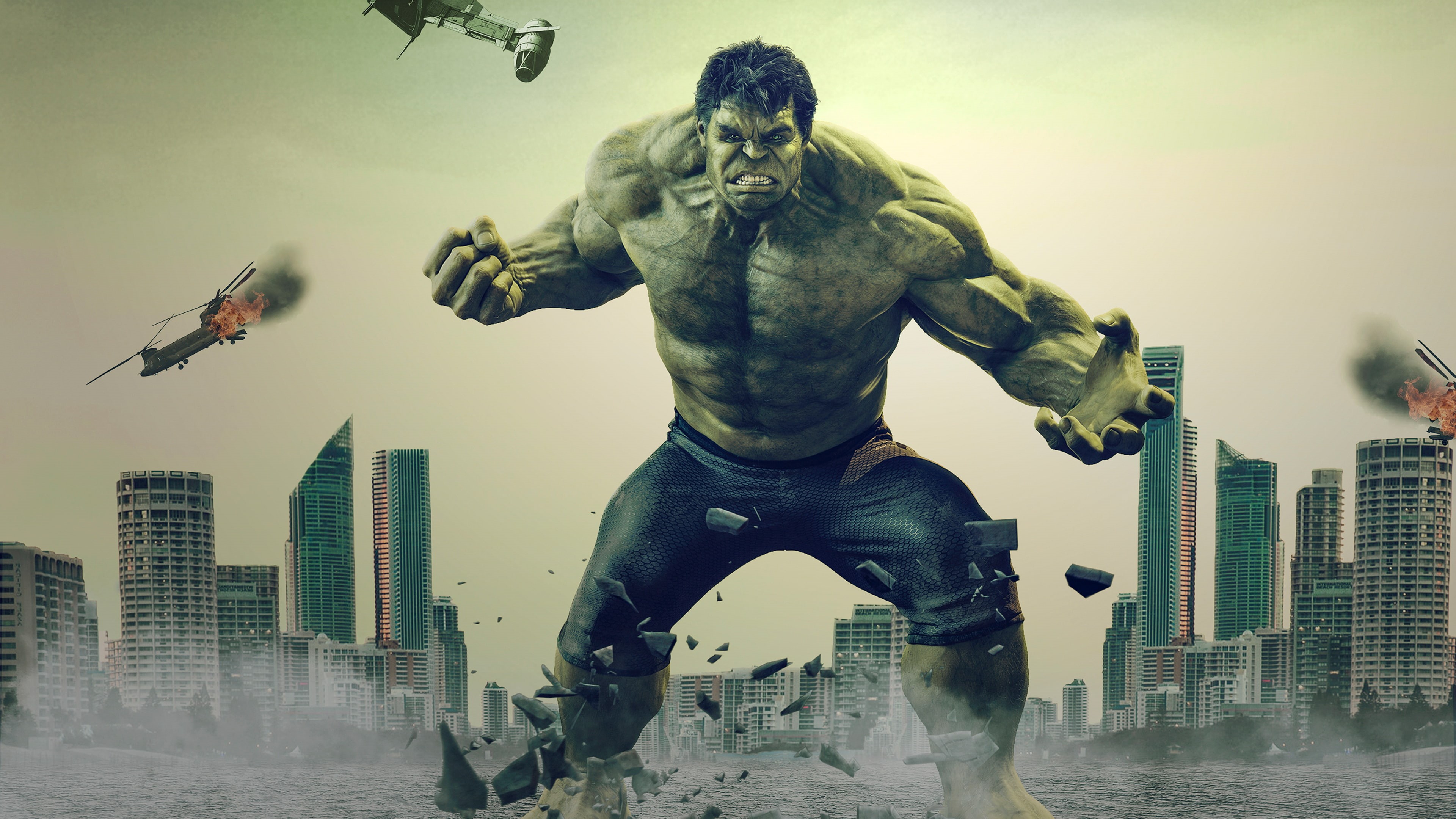 k, Hulk, 4K, HD Wallpaper