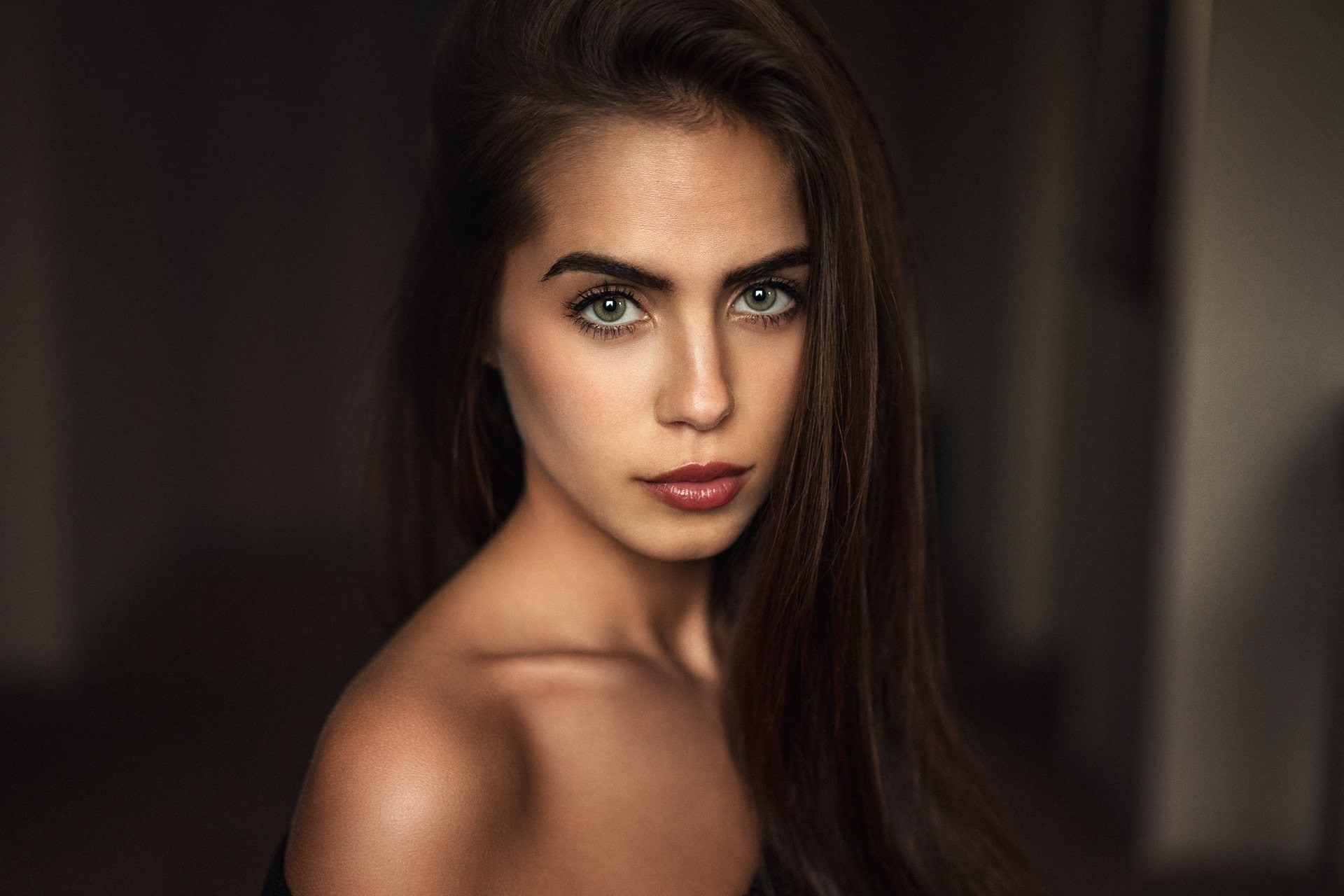 Marlen Valderrama Alvaréz, women, Martin Kühn, 1080P, portrait, face, HD Wallpaper