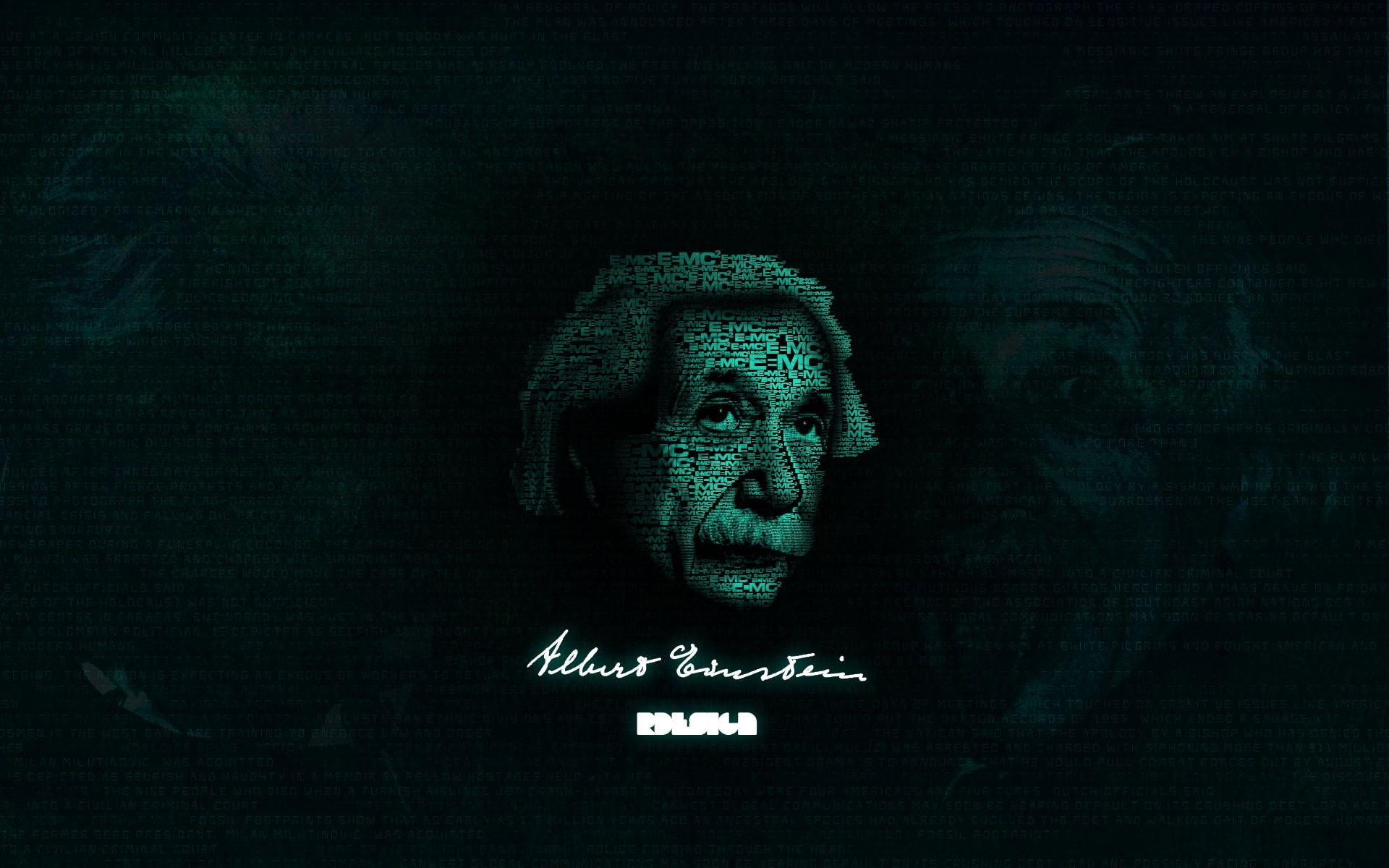 1080P, albert einstein, HD Wallpaper