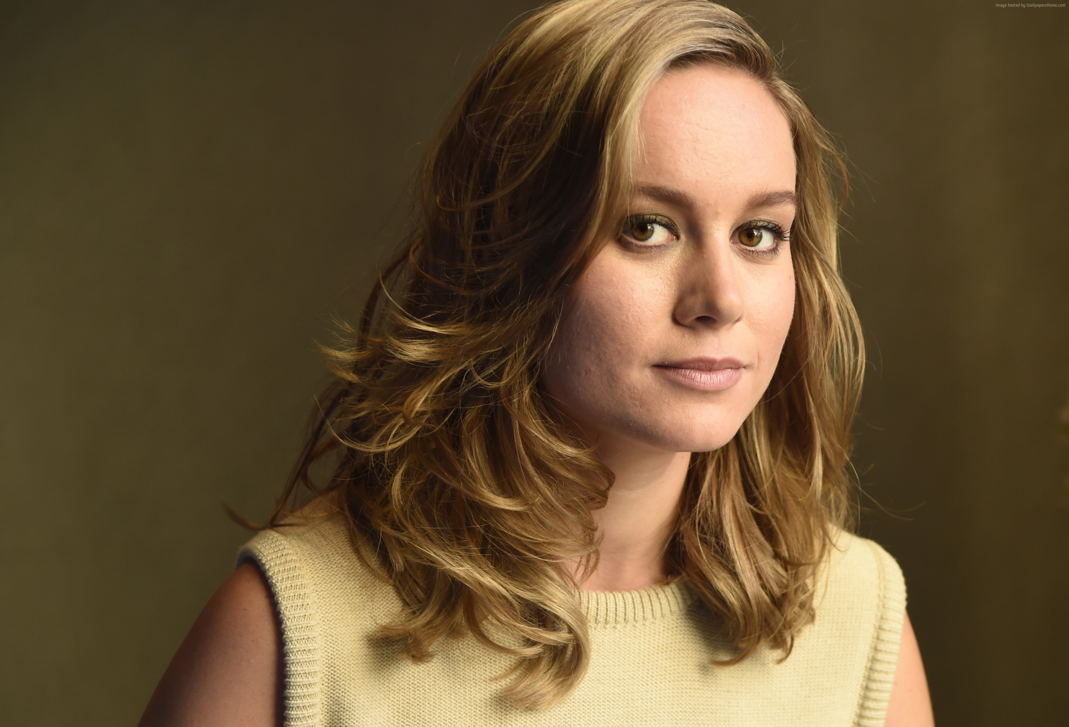Brie Larson, 5K, photo, 2K, HD Wallpaper