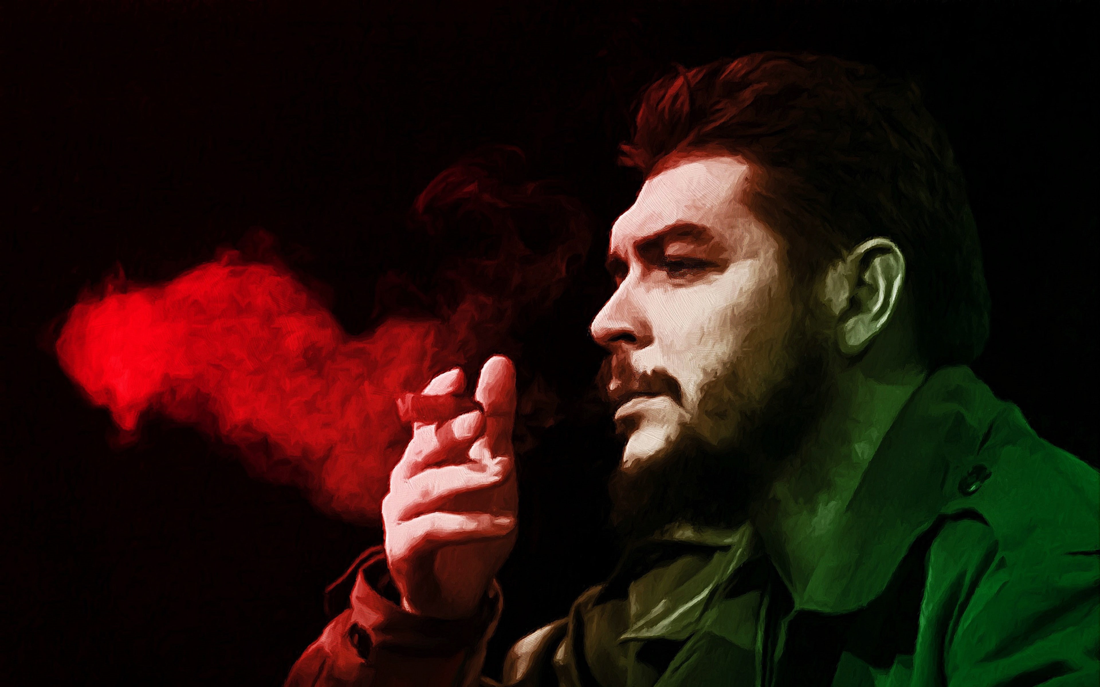 download 3840x2400 ernesto guevara, revolutionary, ernesto guevara, art, che guevara backgrounds, 4K, HD Wallpaper