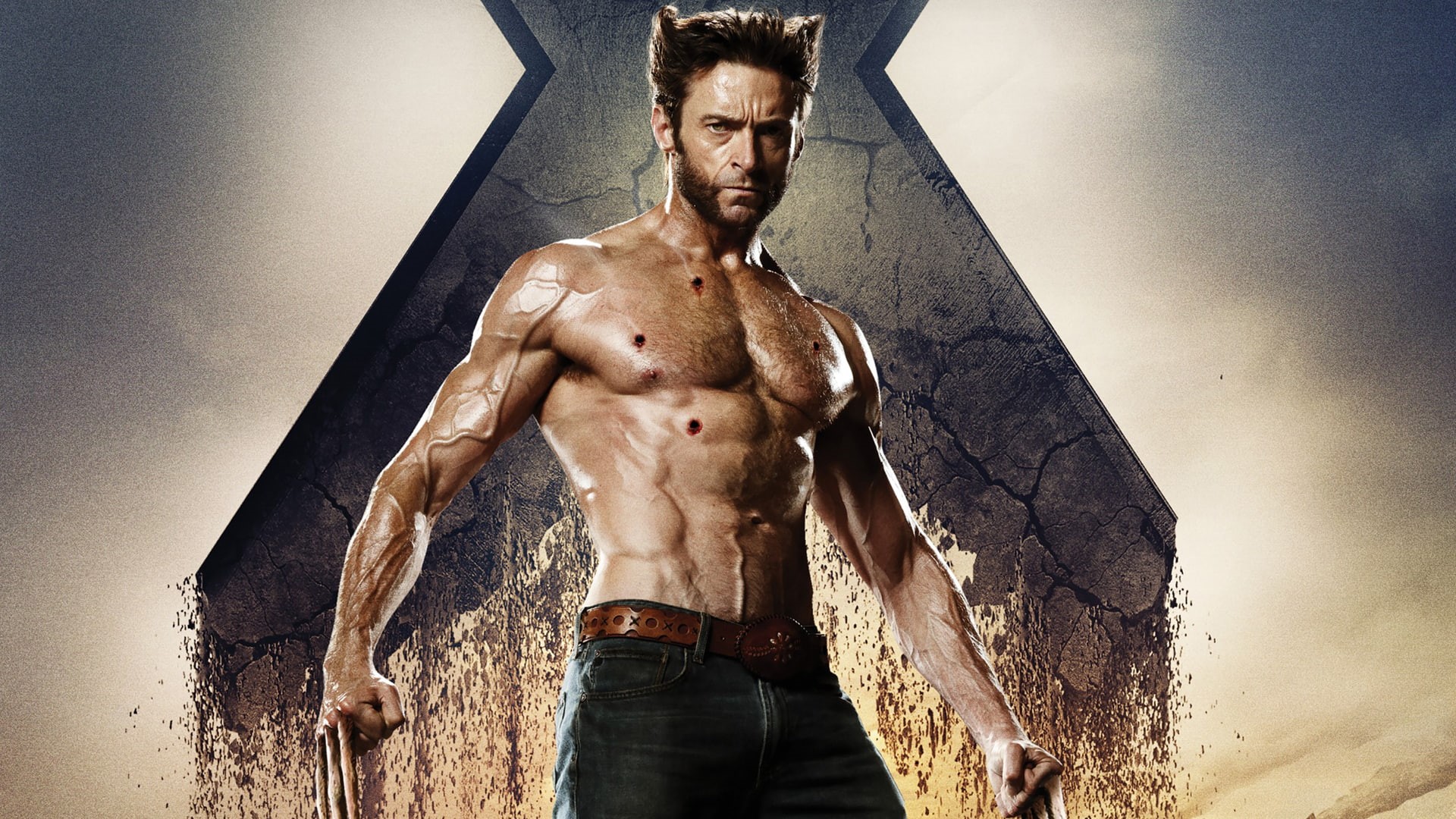 days, future, x, physique, past, hd, 1080P, wolverine, jackman, hugh, men, movies, muscle, HD Wallpaper