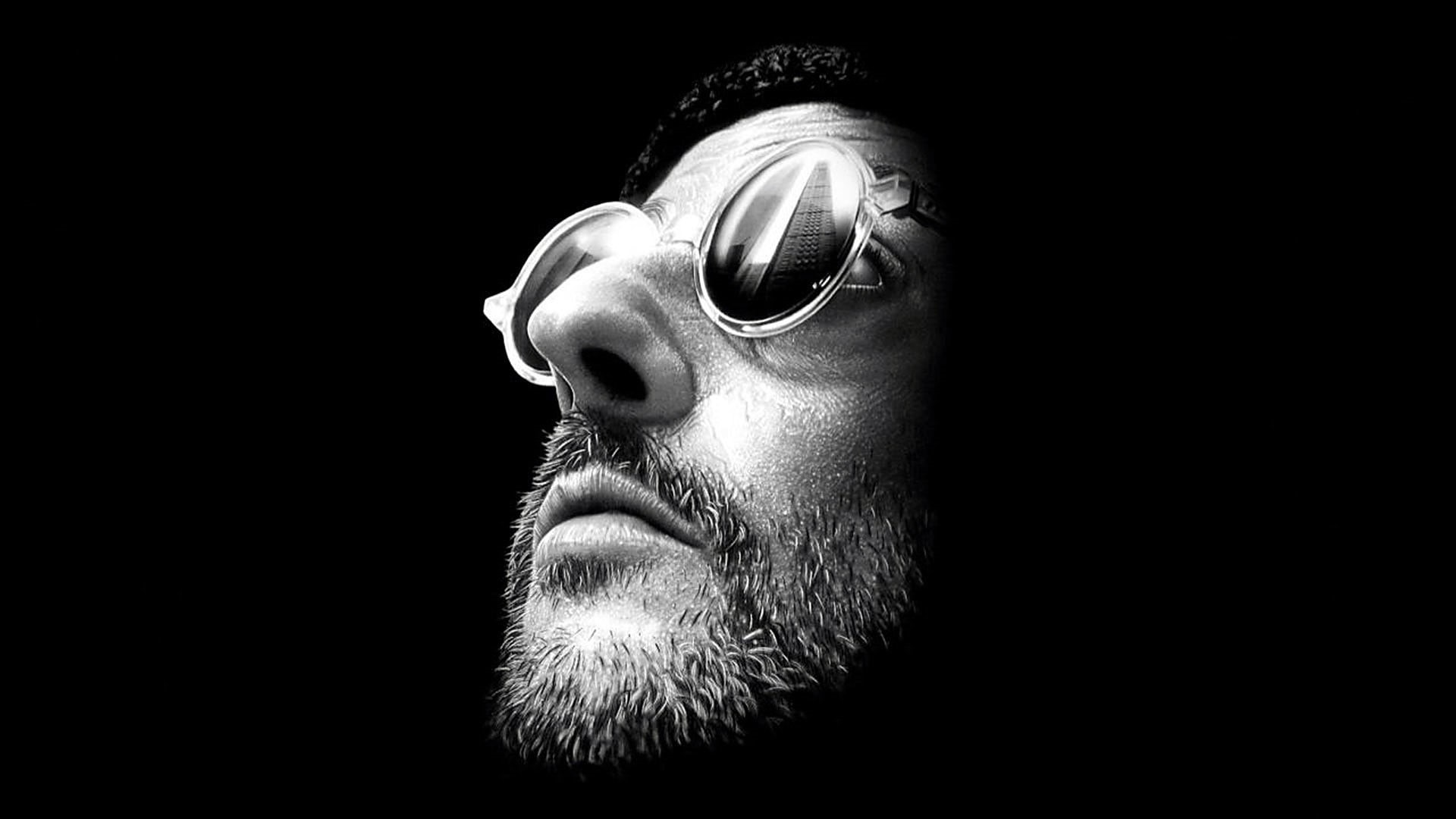 portrait, black background, dark, studio shot, looking away, headshot, 1080P, mid adult men, facial hair, men, close-up, mid adult, Leon, human face, Léon: The Professional, HD Wallpaper
