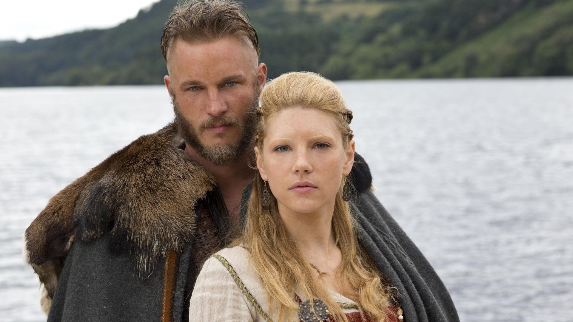Ragnar Lothbrok, Vikings (TV Show), Vikings, 1080P, Katheryn Winnick, TV Show, Lagertha (Vikings), HD Wallpaper