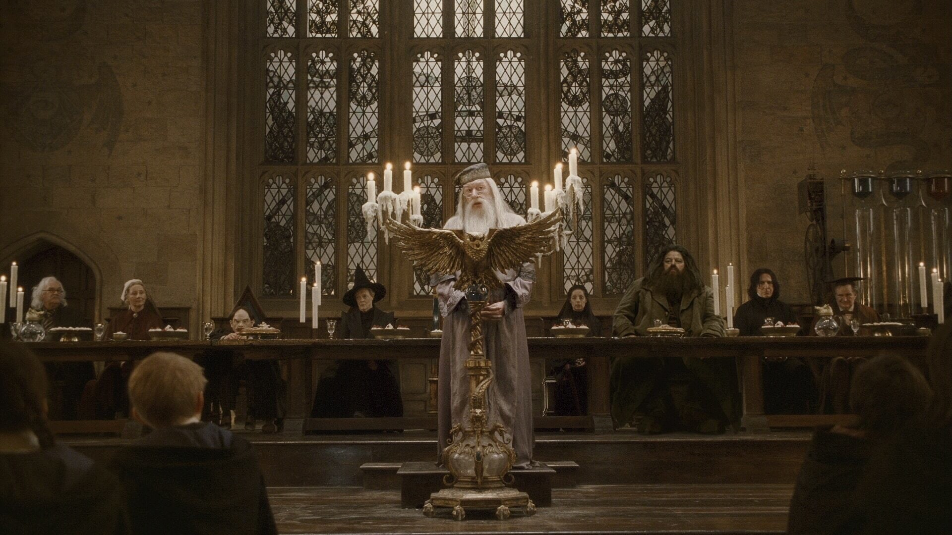 Rubeus Hagrid, 1080P, Albus Dumbledore, Harry Potter and the Half-Blood Prince, Severus Snape, Horace Slughorn, Harry Potter, HD Wallpaper