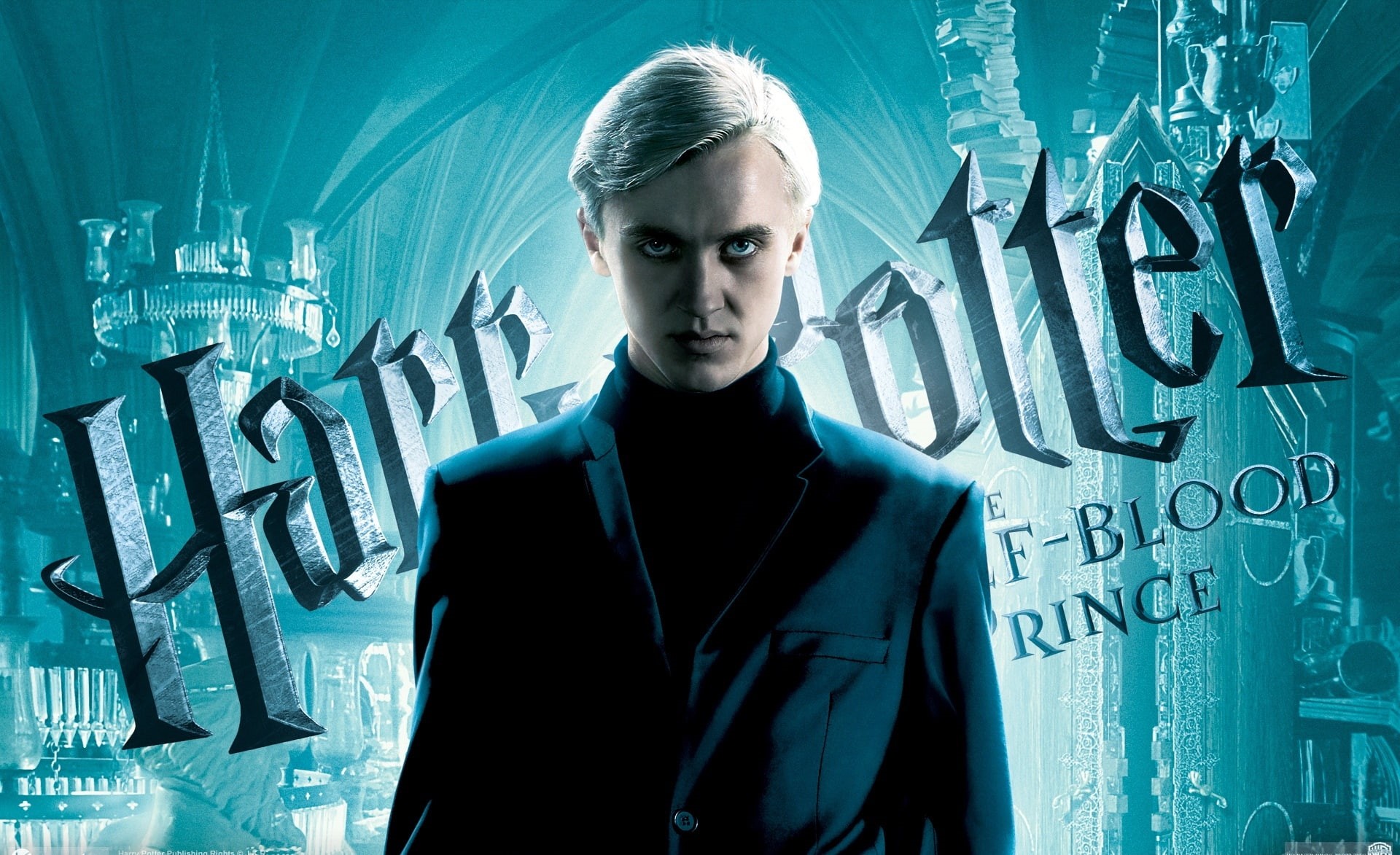 Harry Potter, draco, studio shot, Half, cyberspace, finance, colored background, Potter, young adult, front view, text, digital composite, one person, technology, HD Wallpaper