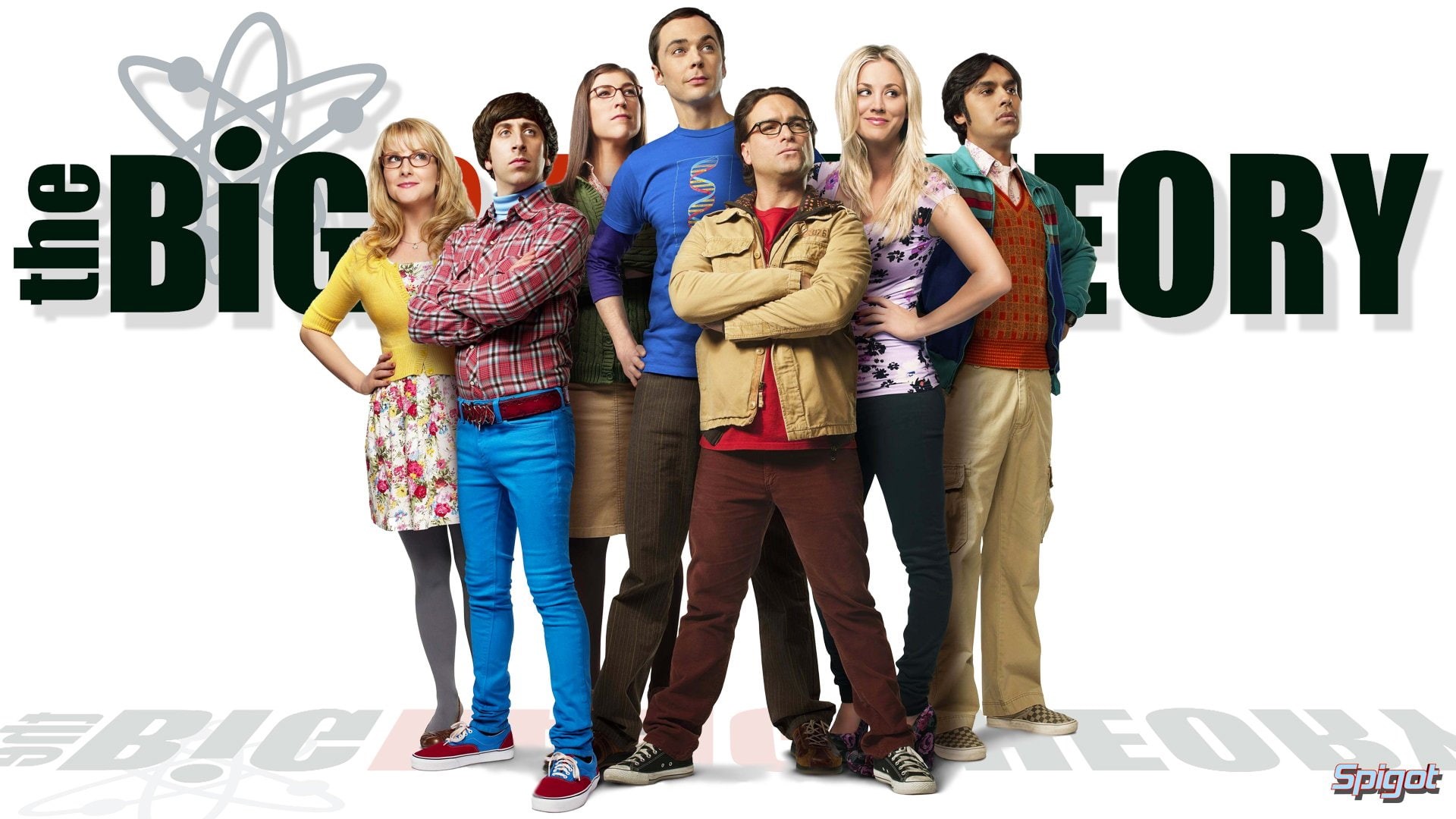 Kaley Cuoco, Leonard Hofstadter, Raj Koothrappali, Melissa Rauch, Howard Wolowitz, Jim Parsons, Kunal Nayyar, TV Show, Sheldon Cooper, Penny (The Big Bang Theory), HD Wallpaper