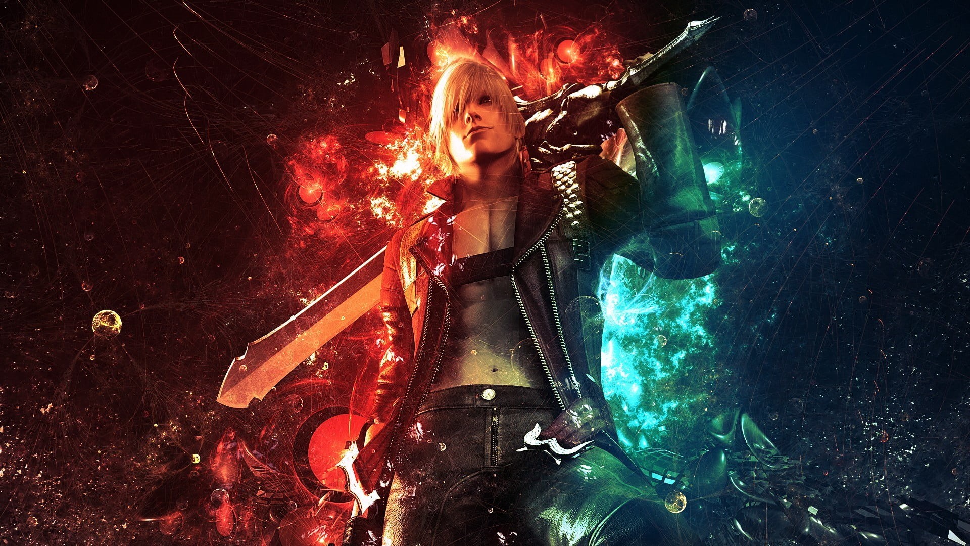 Of Sparda, adult, beautiful, fun, Sparda, people, sea, three quarter length, 1080P, party - Social Event, fire - Natural Phenomenon, young Adult, danger, HD Wallpaper