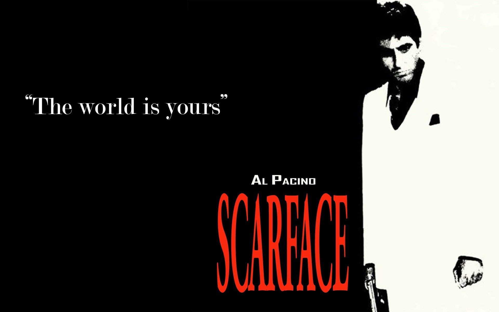 movie, drama, film, scarface, poster, crime, 1080P, HD Wallpaper