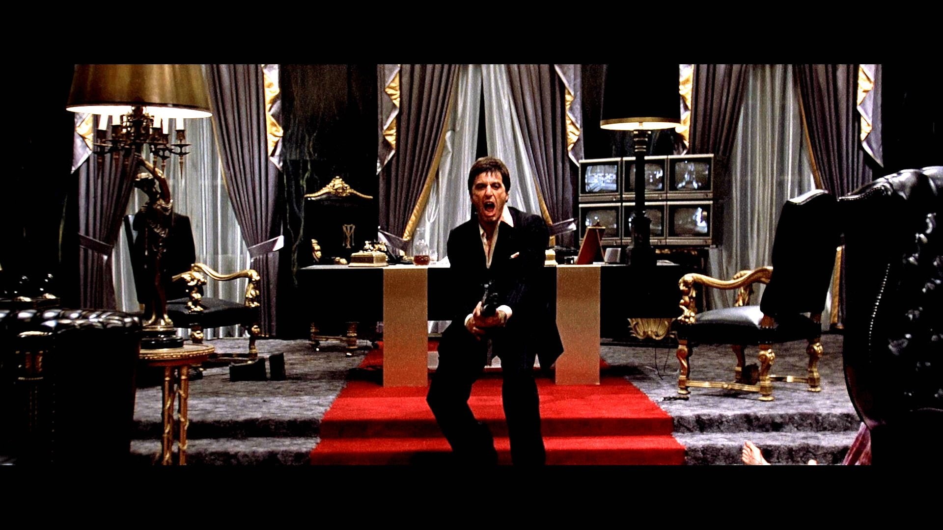 weapon, movie, gun, film, 1080P, drama, dark, scarface, battle, crime, HD Wallpaper