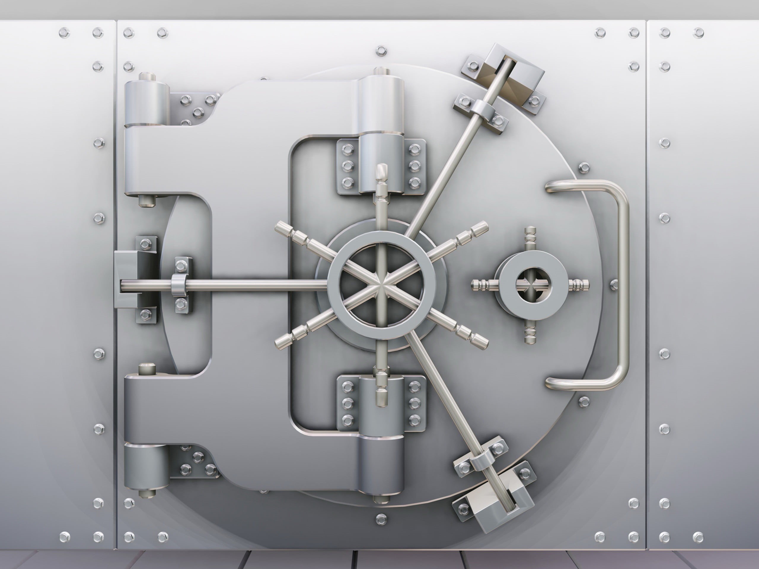 finance, steel, no people, close-up, currency, protection, chrome, circle, technology, vaulted Door, metal, design, latch, combination Lock, geometric shape, HD Wallpaper