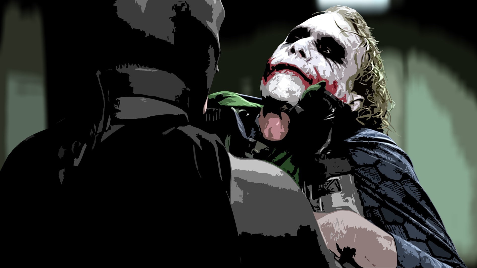MessenjahMatt, The Dark Knight, movies, 1080P, Batman, Joker, HD Wallpaper