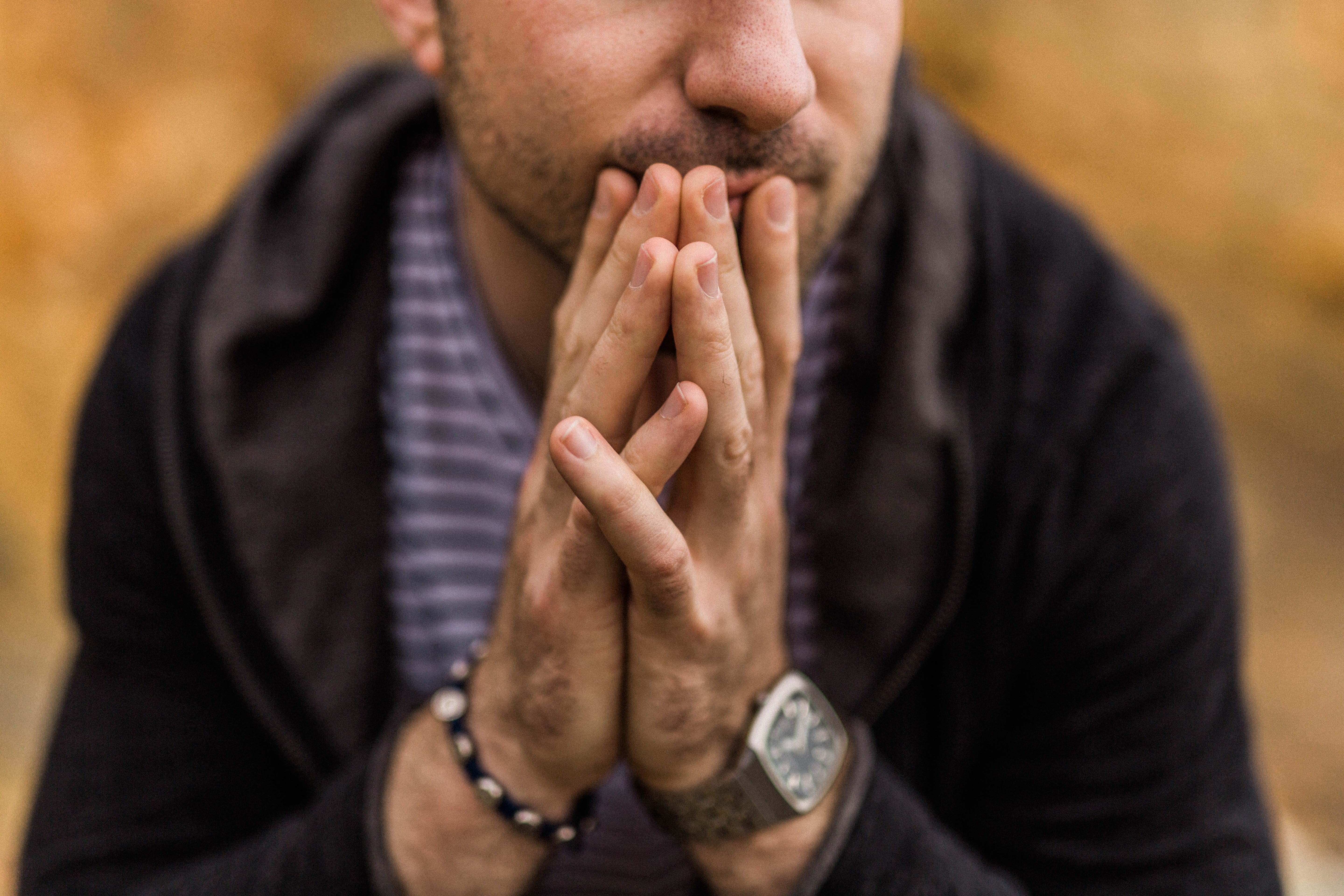 chin, young adult, close up, indoors, males, black, folding, accessory, hands clasped, hand, studio shot, body part, human hand, daytime, man, human body part, HD Wallpaper