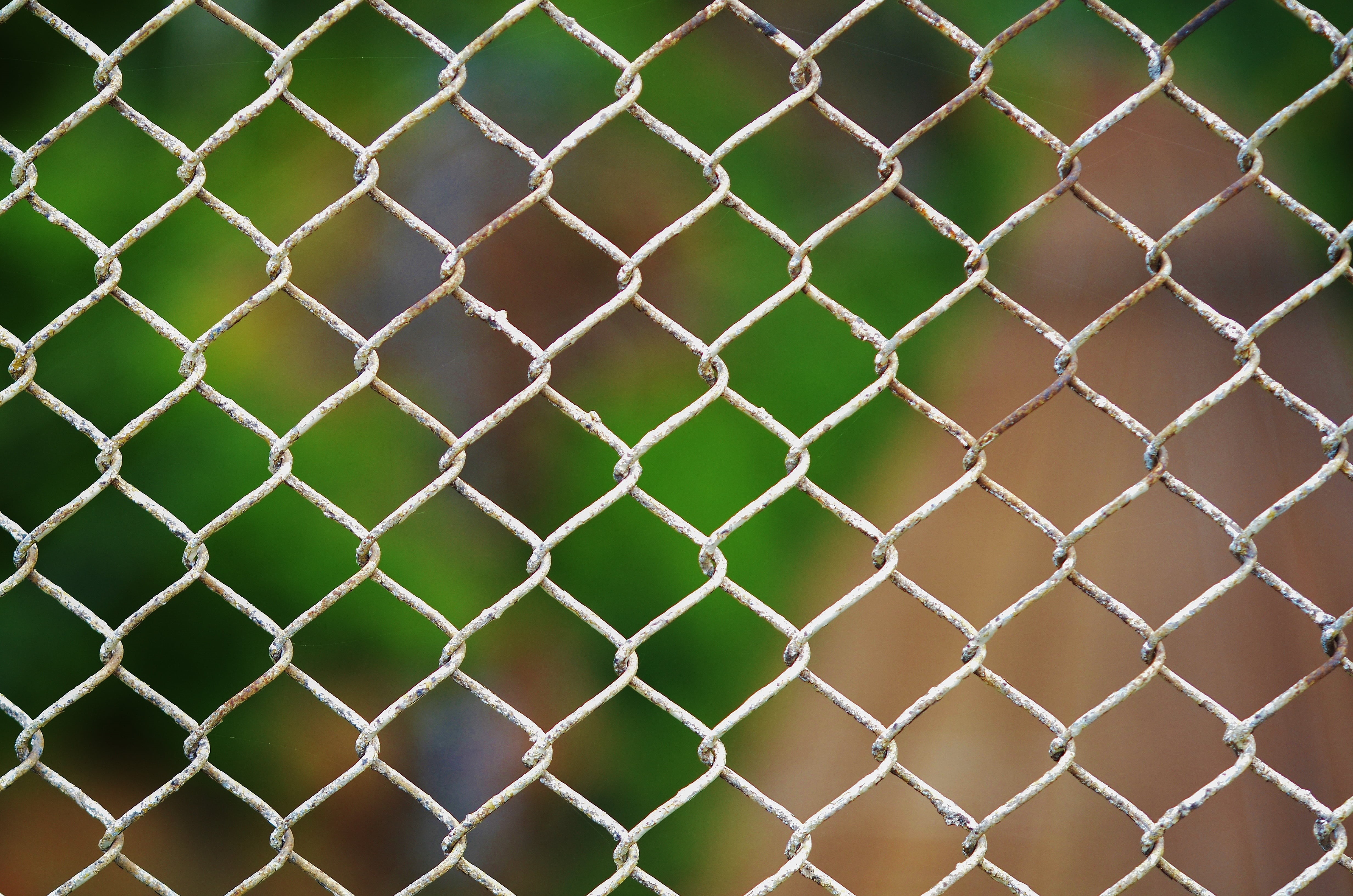 selective, industrial, pattern, wall, safety, chainlink, focus, jail, iron, boundary, no people, nature, close-up, metal, steel, full frame, chain, backgrounds, HD Wallpaper
