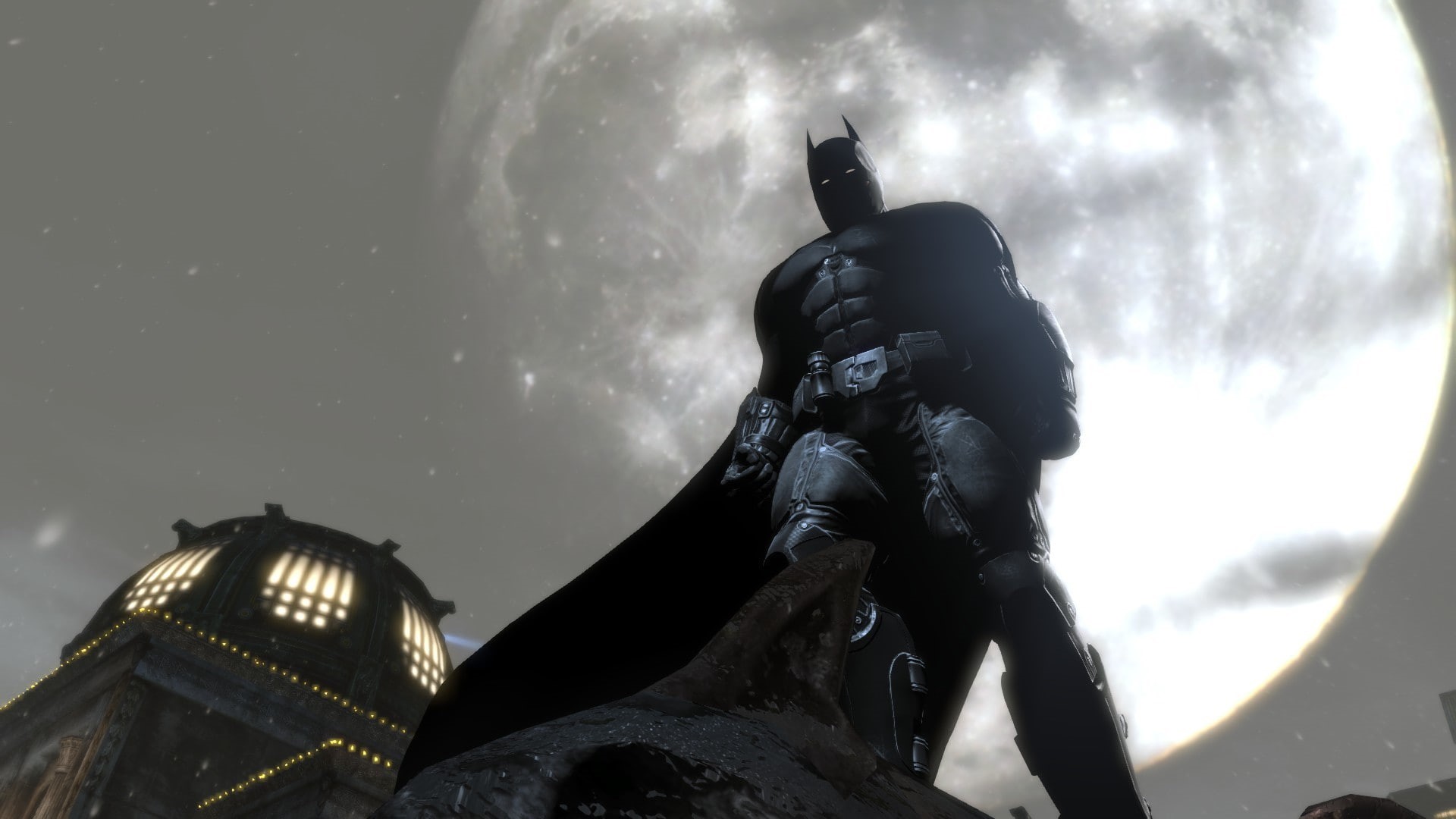 craft, Batman, Batman logo, nature, no people, built structure, statue, creativity, cloud - sky, Batman: Arkham Origins, male likeness, 1080P, night, human representation, HD Wallpaper