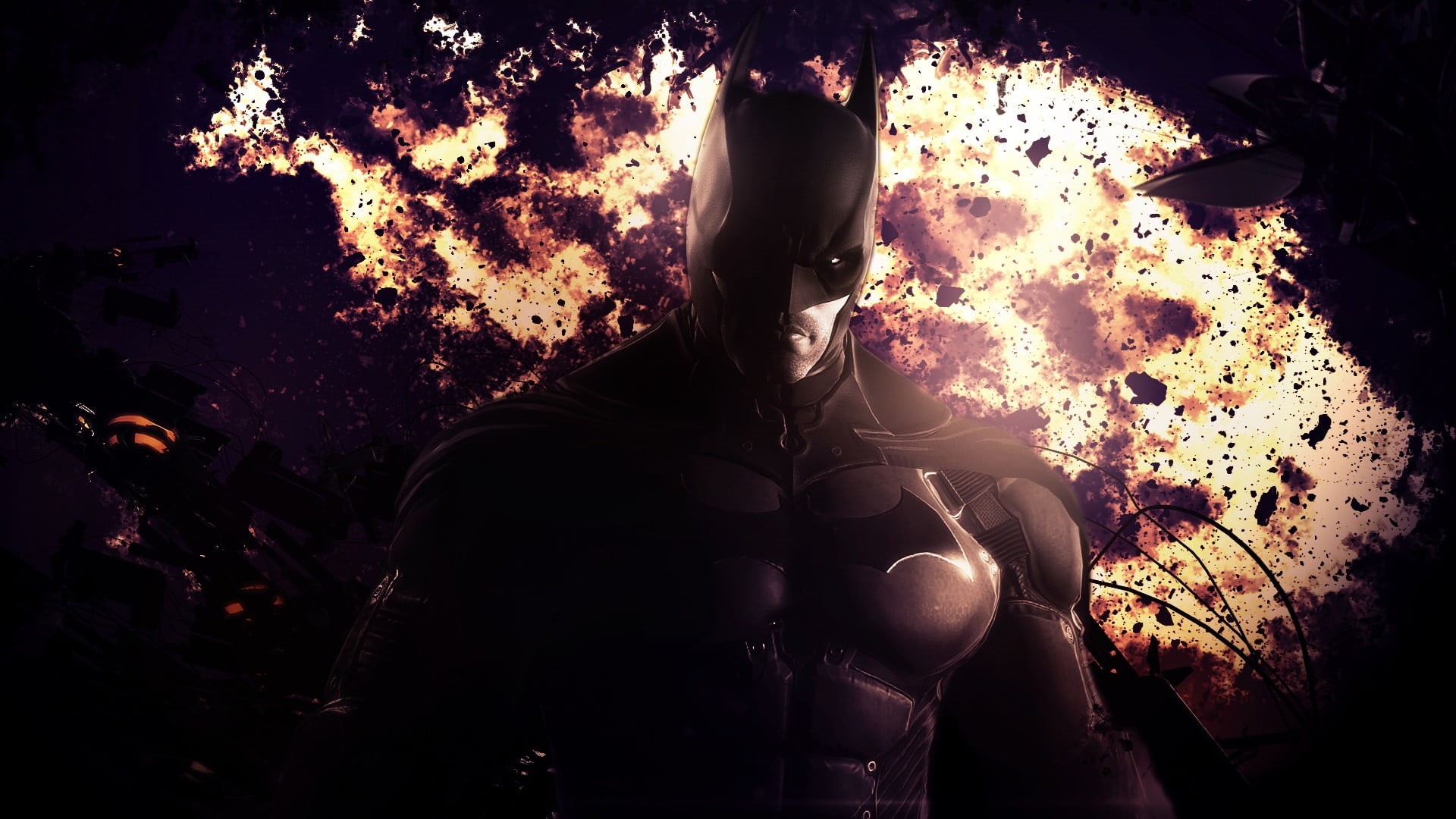 front view, women, indoors, gas mask, three quarter length, video games, Batman: Arkham Origins, lifestyles, waist up, leisure activity, men, adult, real people, HD Wallpaper