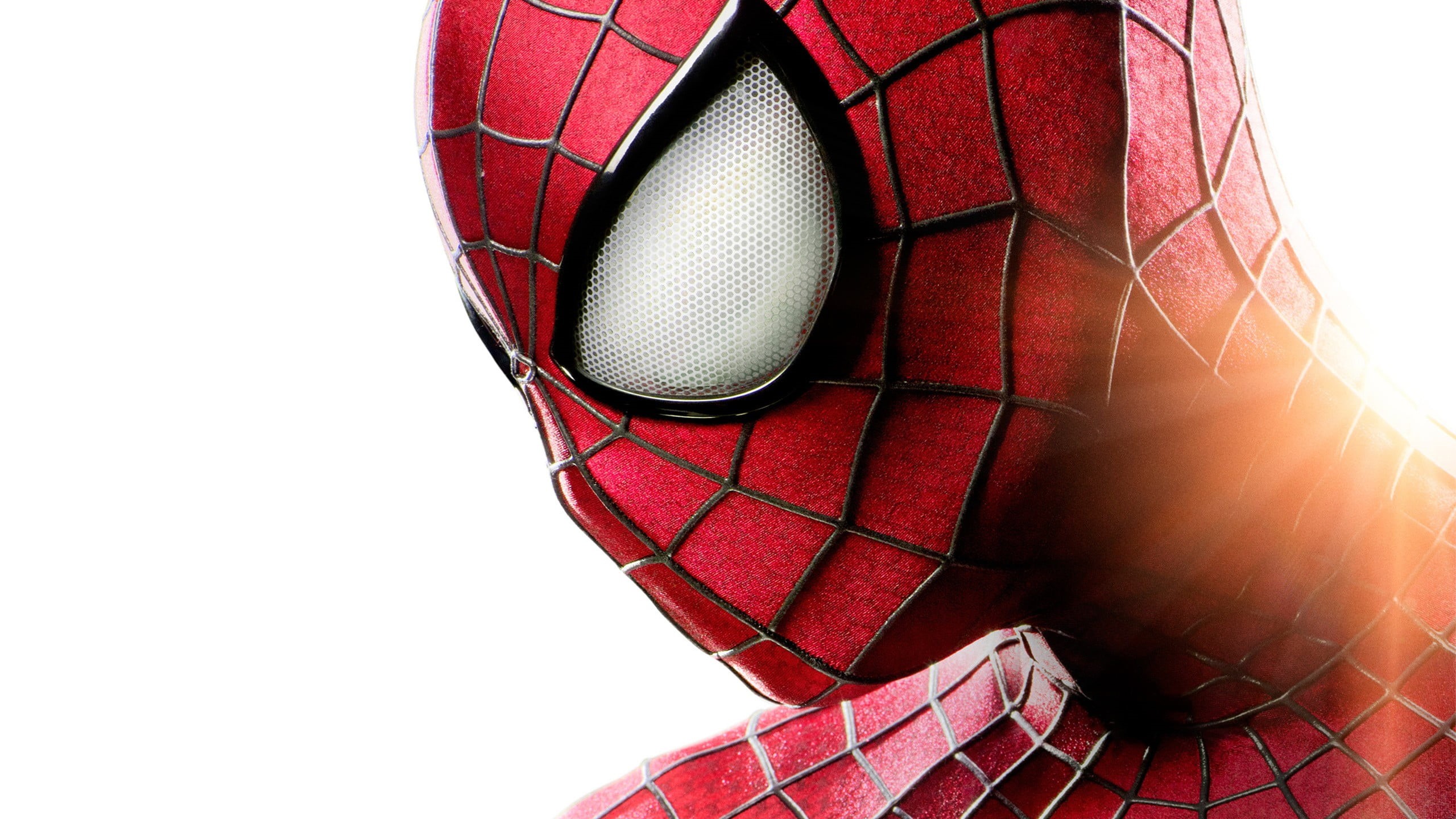 portrait, close-up, studio shot, basketball - ball, lifestyles, white background, red, Spider-Man, one person, basketball - sport, leisure activity, indoors, HD Wallpaper