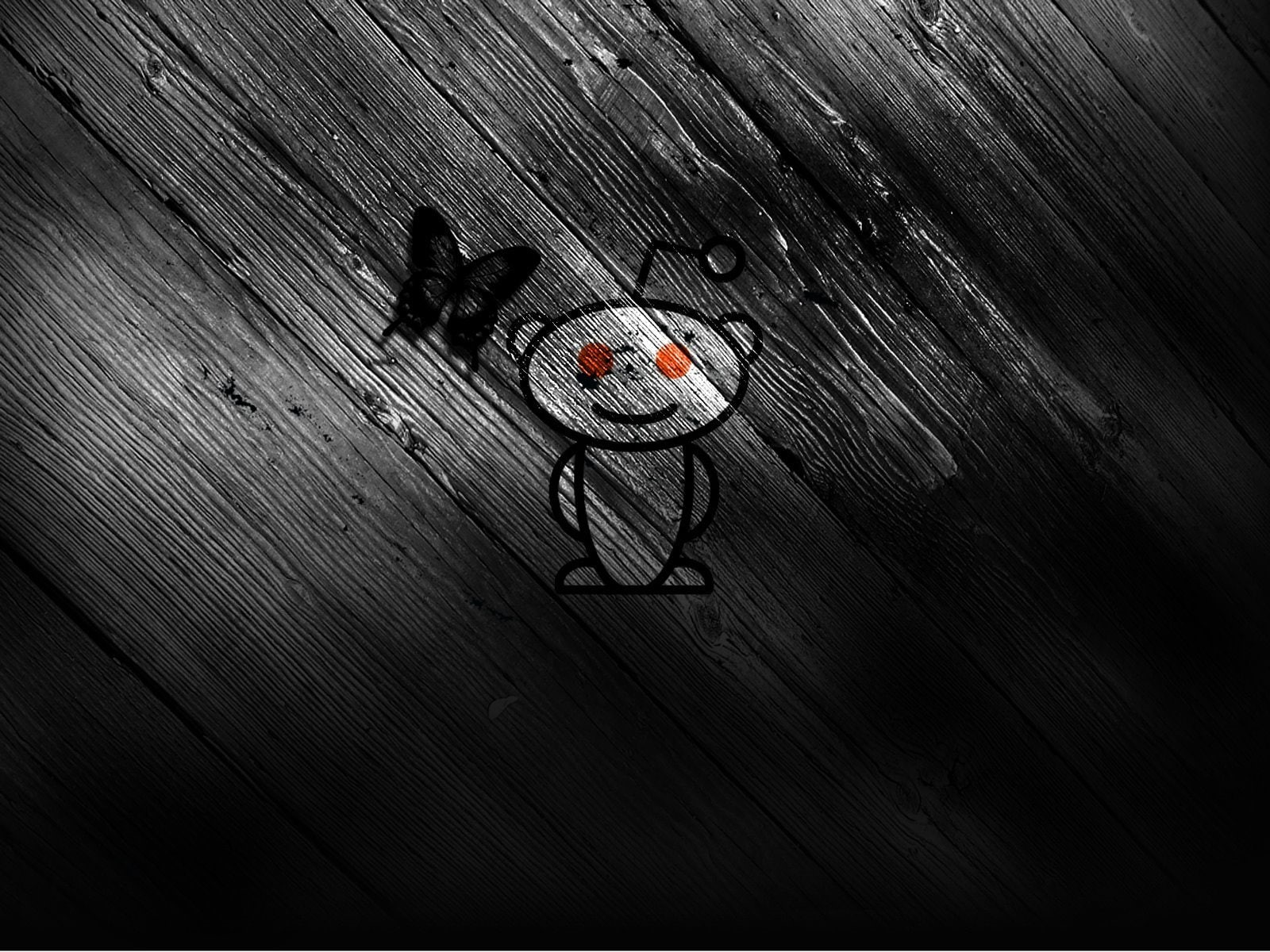 720P, robot, tree, butterfly, Reddit, HD Wallpaper