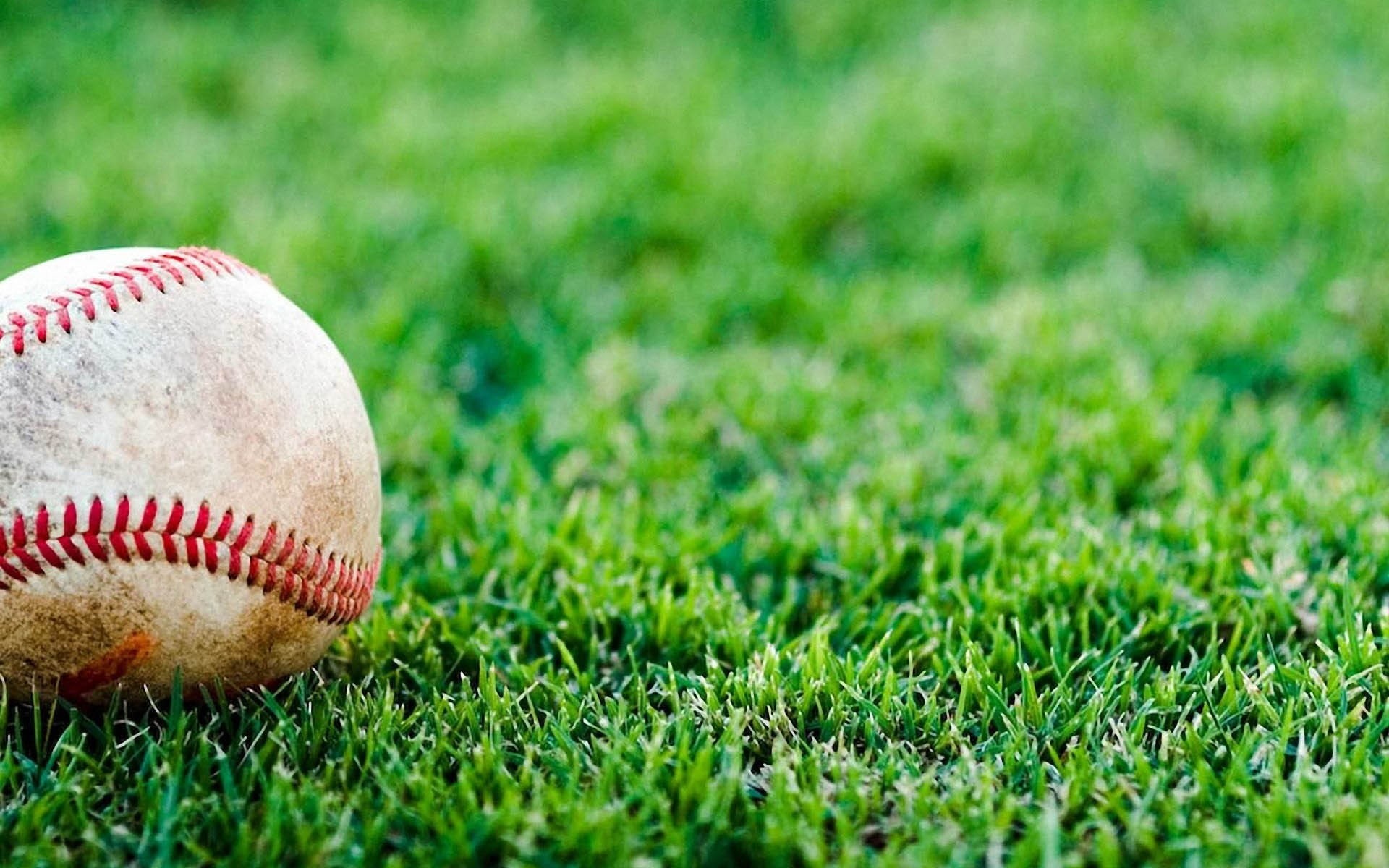 grass, baseball, 1080P, depth of field, sport, outdoors, HD Wallpaper
