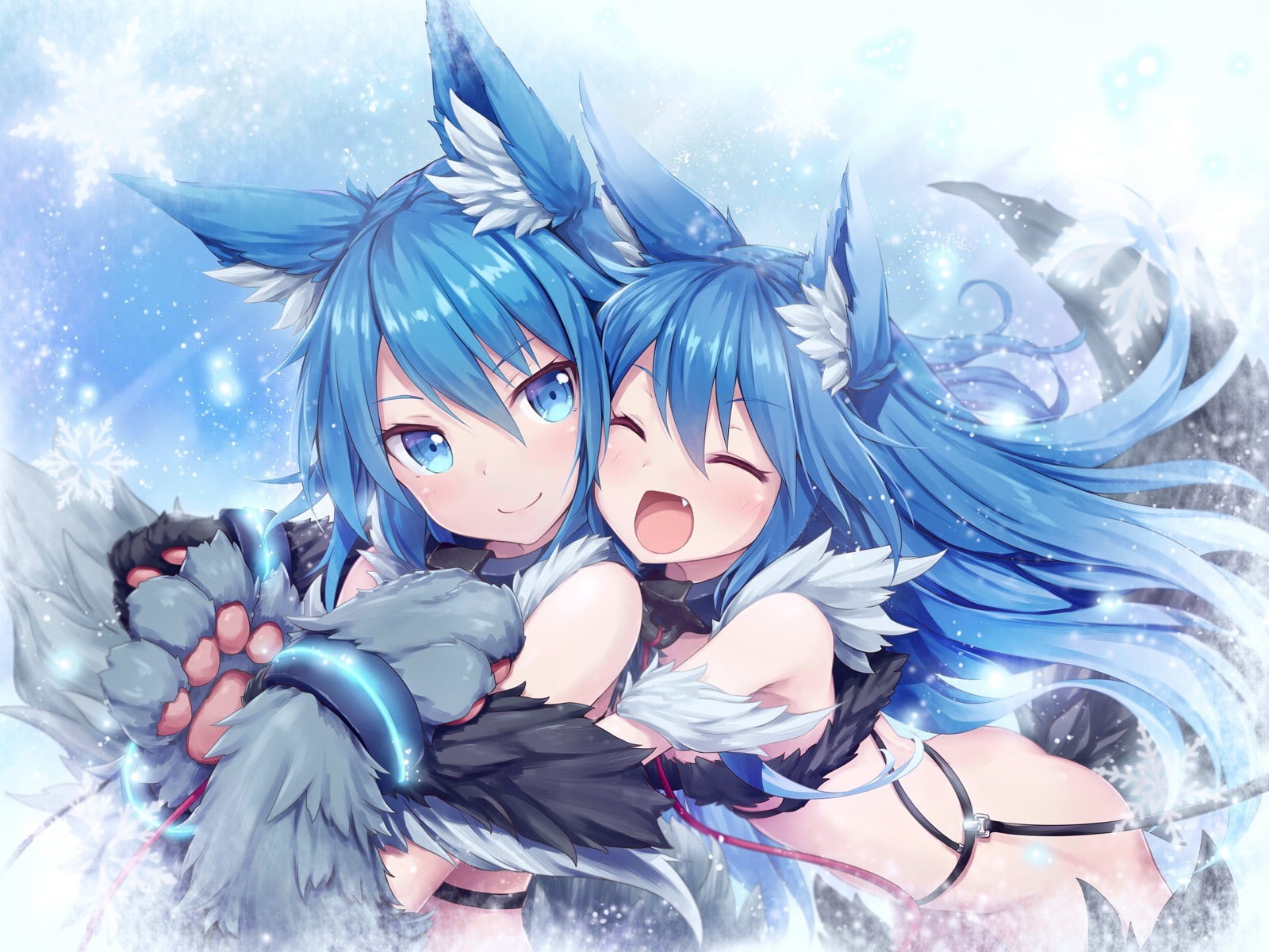 Shingeki no Bahamut, animal ears, 720P, Valkyrie Crusade, tail, Fenrir (Shingeki no Bahamut), HD Wallpaper