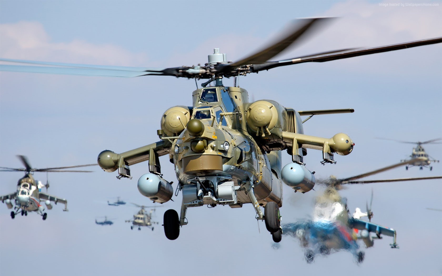 Russian Army, Attack helicopter, Mi-28, 720P, HD Wallpaper