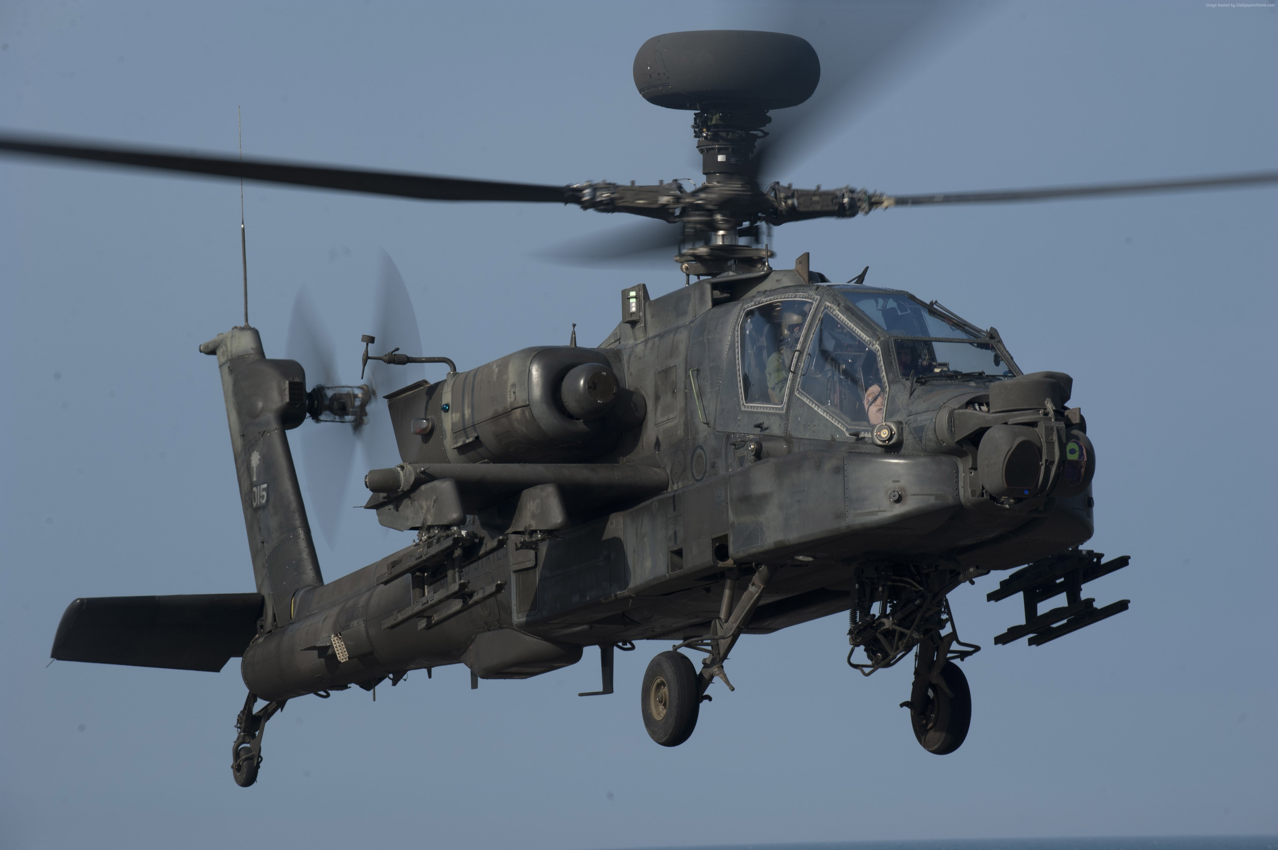 4K, Apache AH-64, attack helicopter, US Army, U.S. Air Force, HD Wallpaper