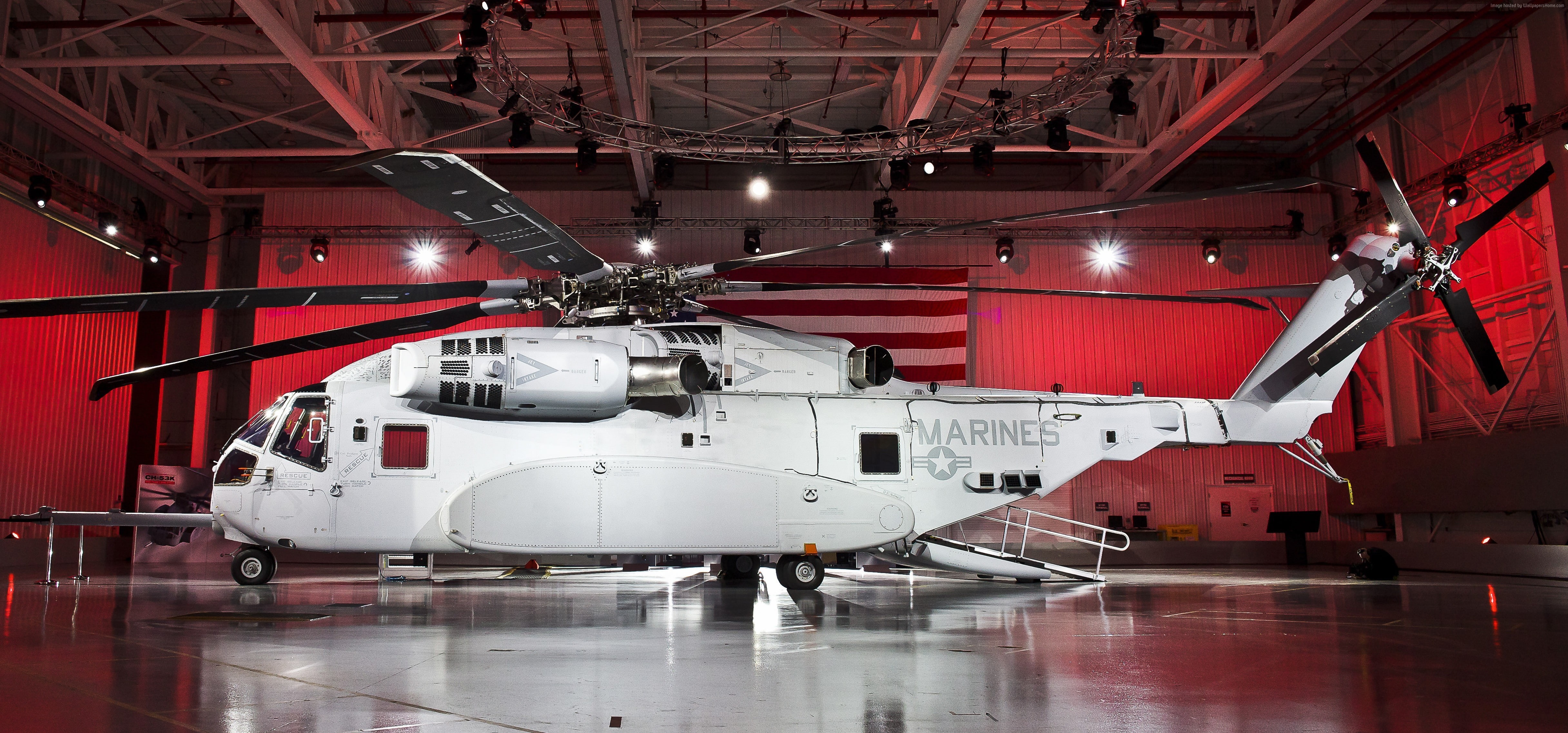 fighter, 4K, fighter helicopter, U.S. Air Force, Sikorsky CH-53K King Stallion, HD Wallpaper