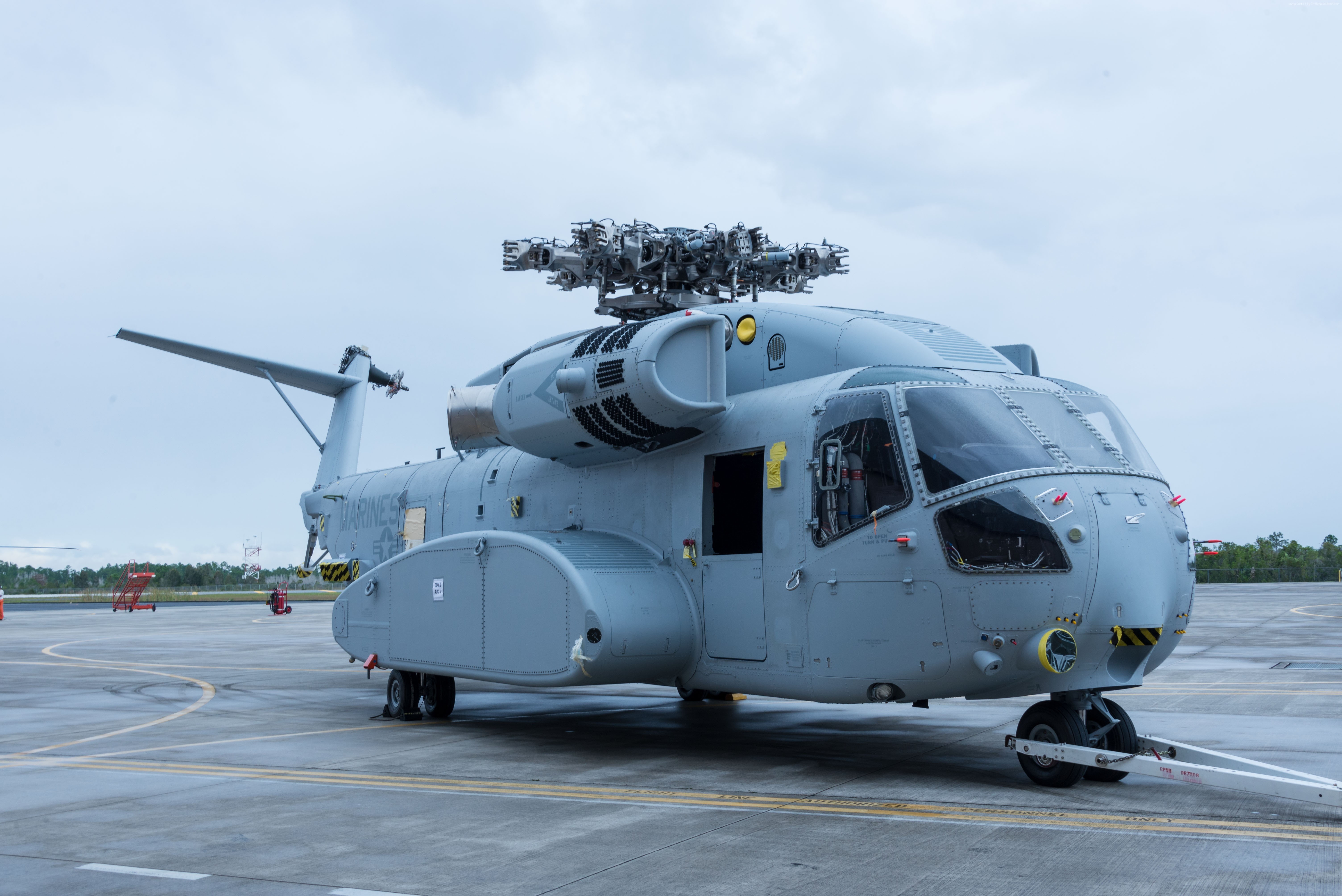 fighter helicopter, fighter, Sikorsky CH-53K King Stallion, U.S. Air Force, 5K, HD Wallpaper