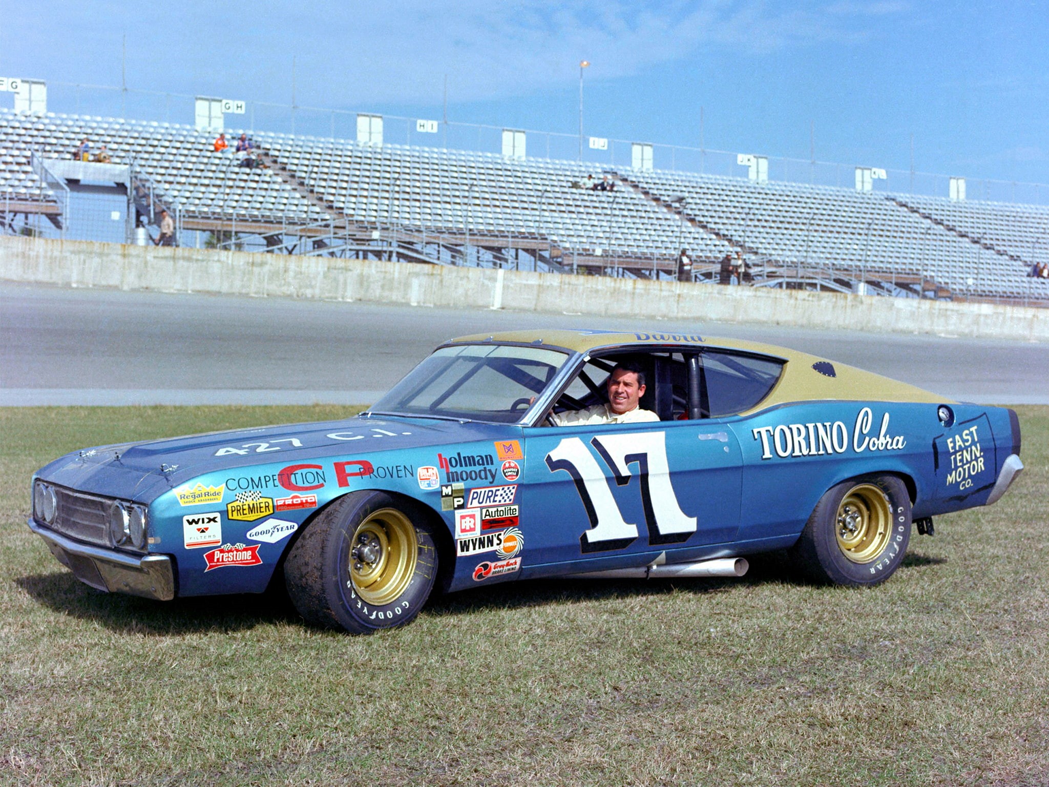 ford, 1080P, torino, race, racing, 1969, nascar, HD Wallpaper