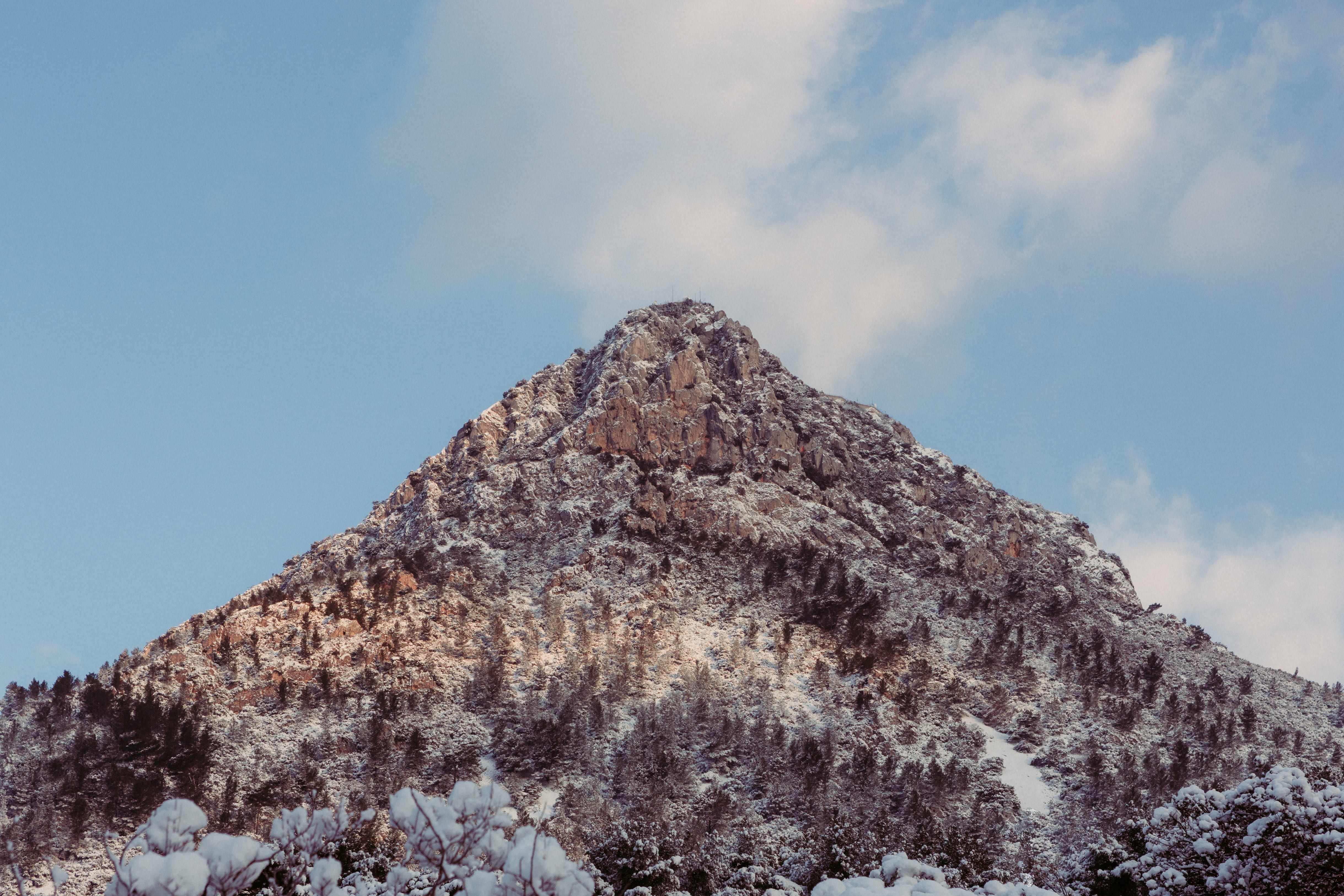 canon, scenic, sky, tranquility, snowcapped mountain, mountain peak, beauty in nature, snow, day, mountain, daytime, winter, blue, french riviera, HD Wallpaper