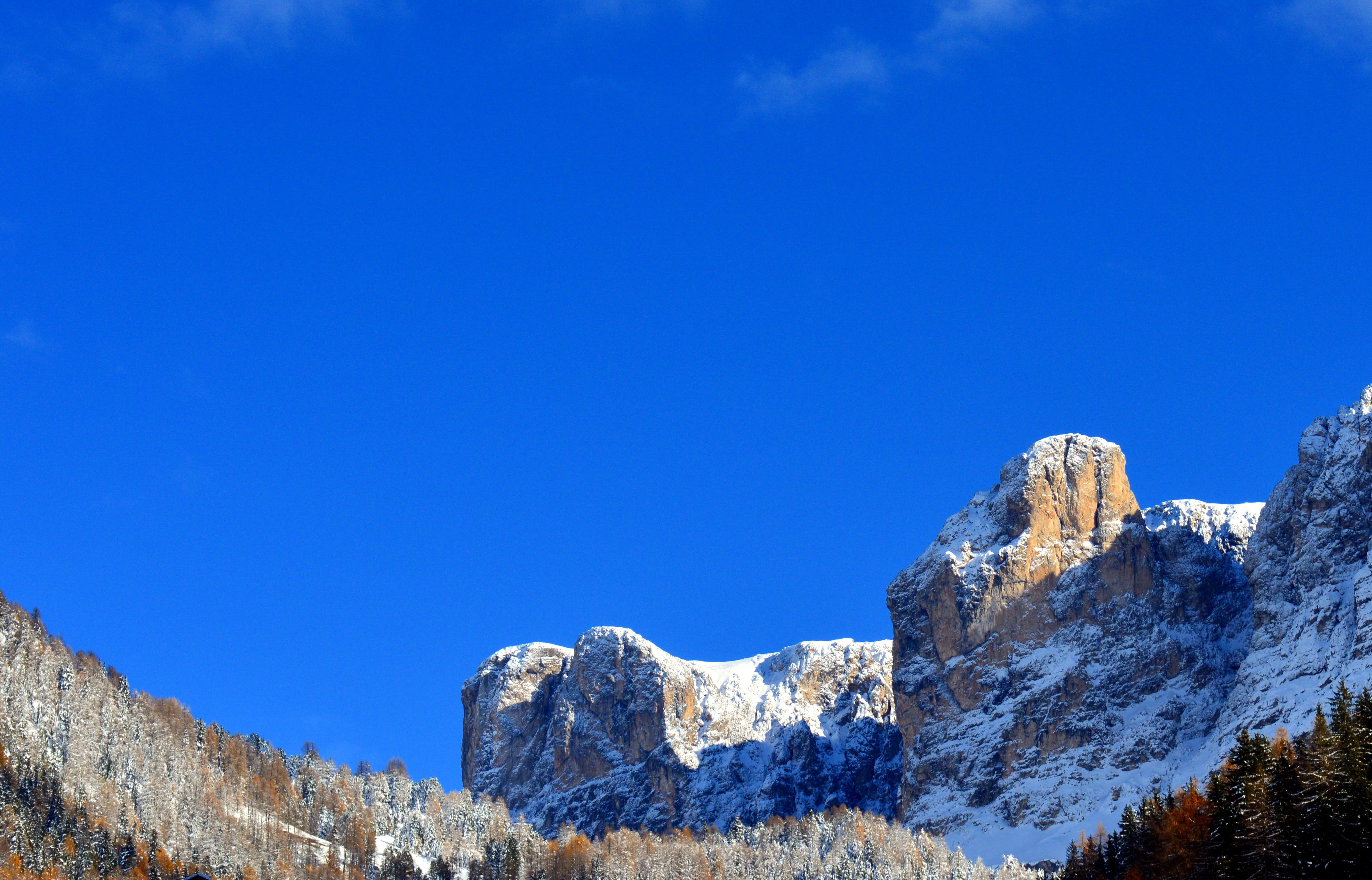 beautiful, mountain range, outdoors, no people, rock - object, environment, beauty in nature, blue, landscape, high mountains, south tyrol, mountain peaks, HD Wallpaper
