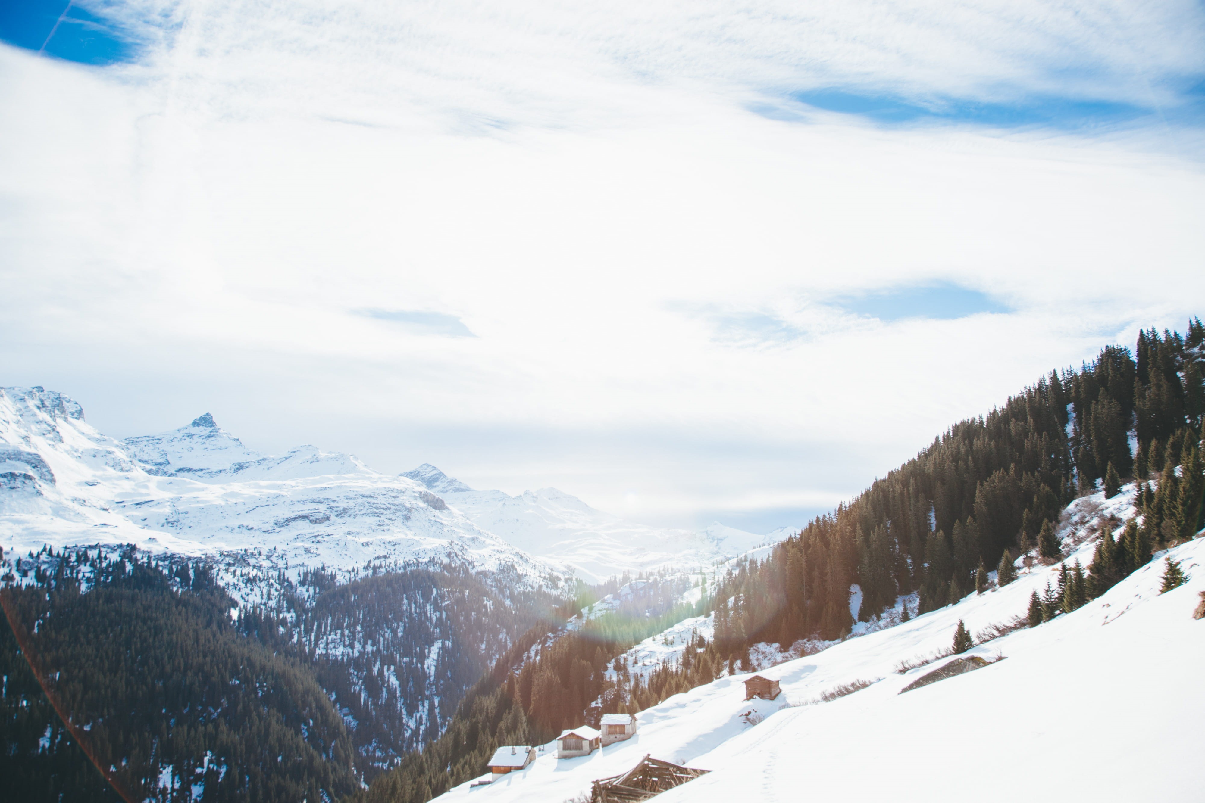 tranquil scene, near, white, mountain range, mountain, outdoors, coped, landscape, cold - Temperature, environment, hill, winter, nature, white color, ice, HD Wallpaper
