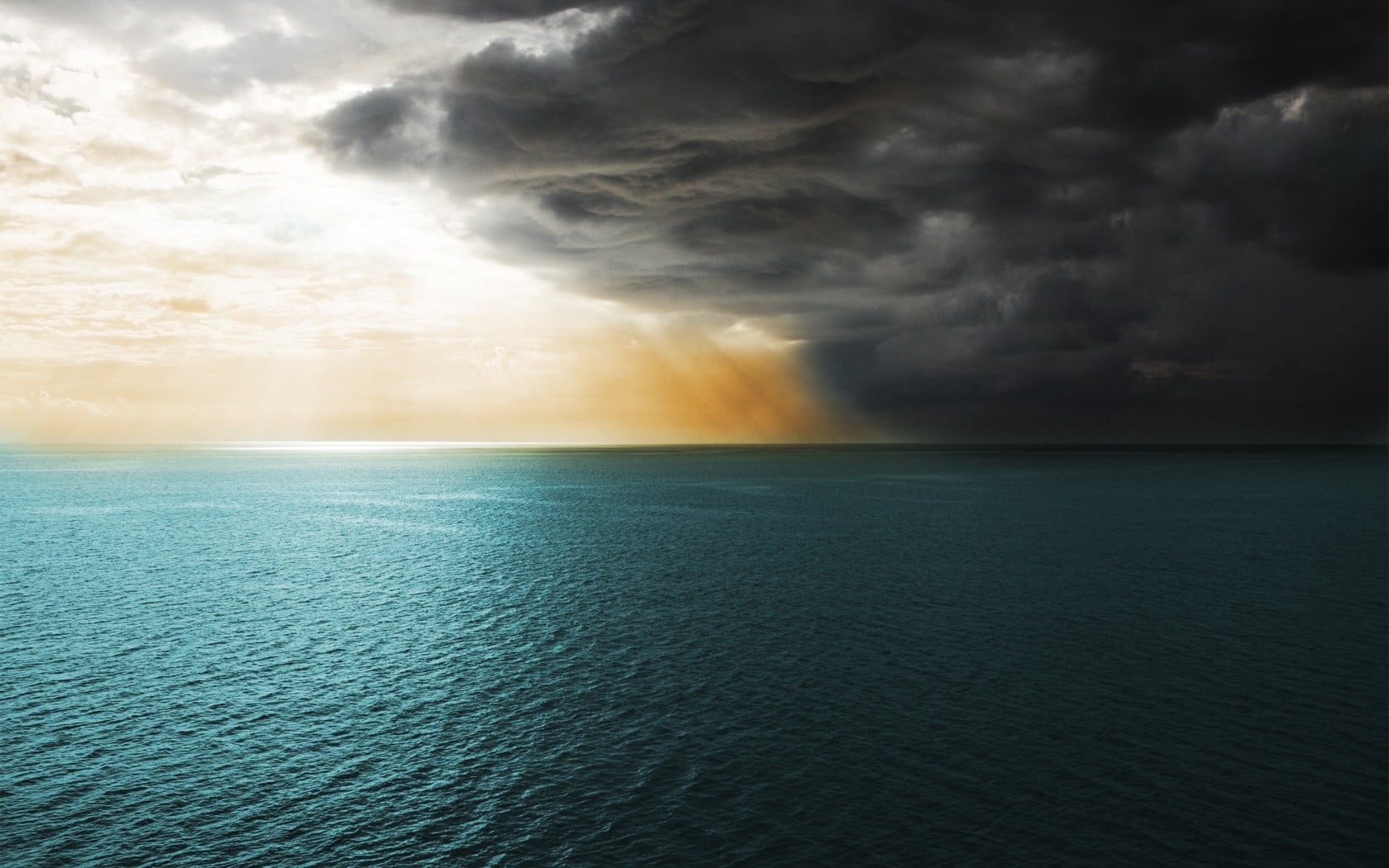 scenics - nature, 720P, power in nature, landscape, body, blue, no people, clear, sunset, sky, waterfront, outdoors, cloud - sky, idyllic, seascape, clouds, HD Wallpaper