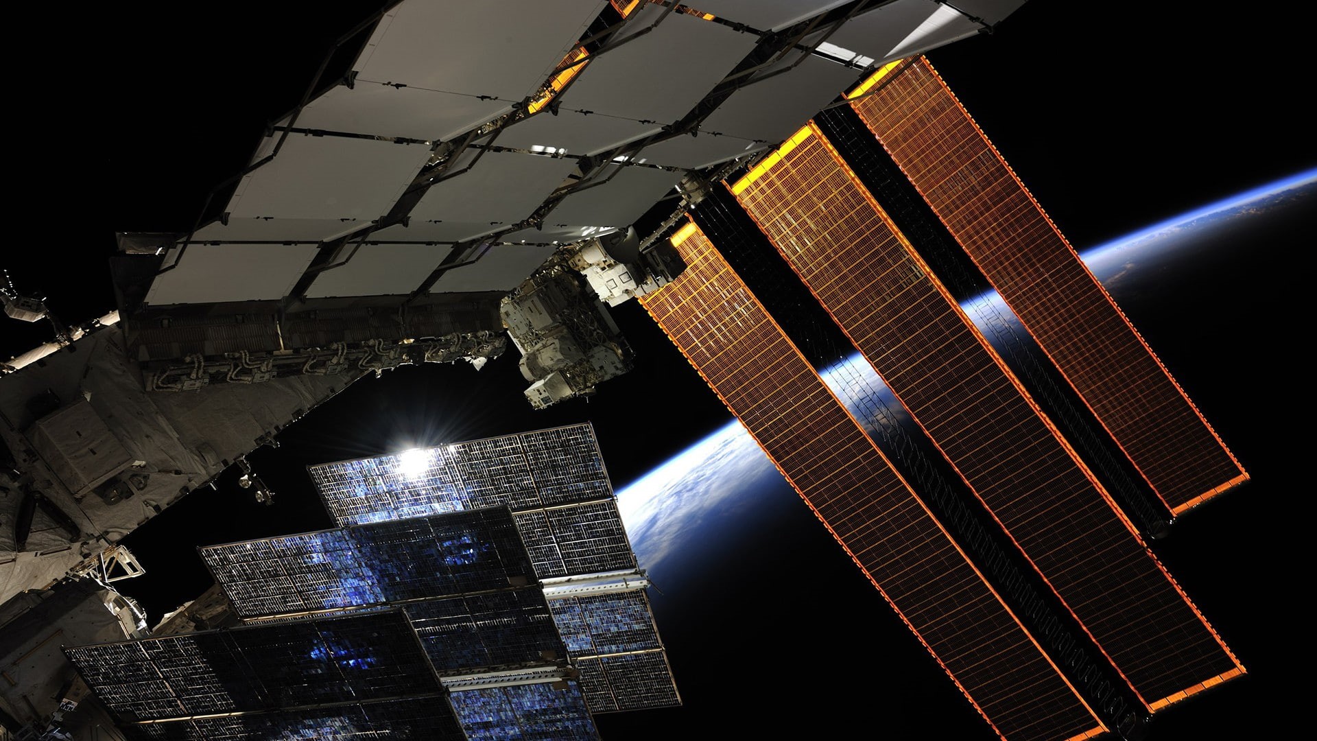 1080P, ISS, Roscosmos State Corporation, Roscosmos, NASA, Earth, International Space Station, space, HD Wallpaper