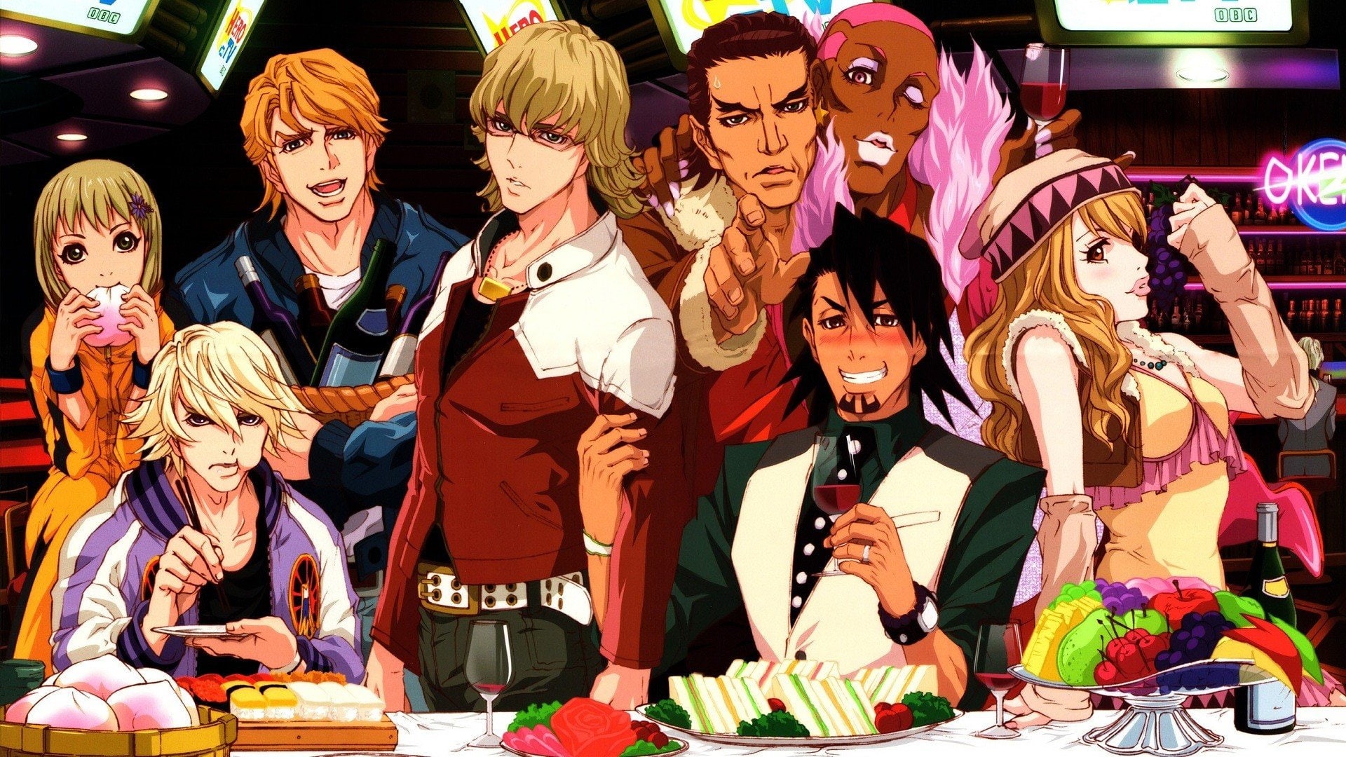 dragon, kaburagi, kotetsu, wild, keith, lyle, goodman, rose, sky, blue, kid, high, karina, huang, brooks, seymour, cyclone, bunny, rock, emblem, 1080P, HD Wallpaper
