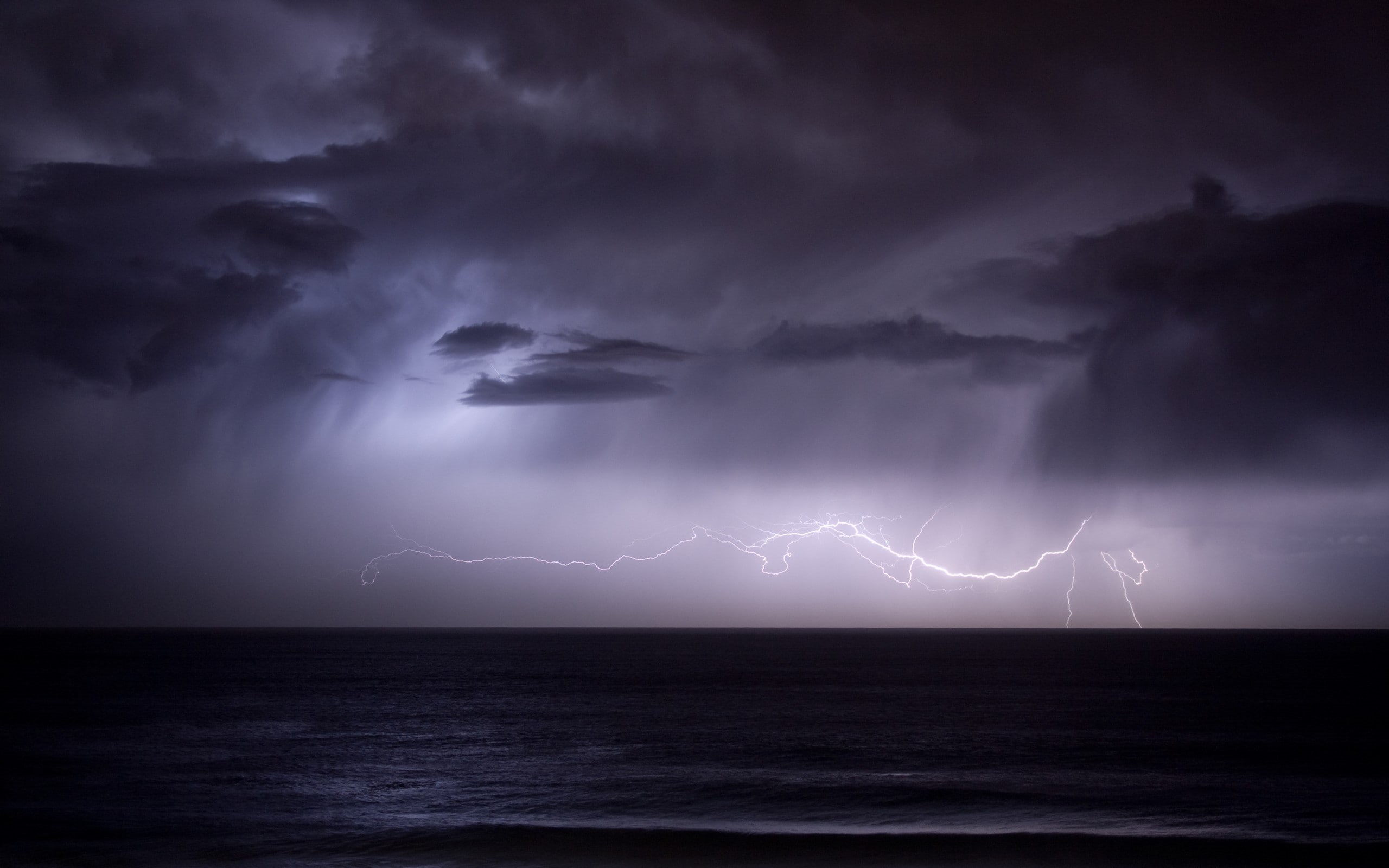 overcast, hurricane - Storm, warning sign, rain, horizon, sea, summer, awe, sunlight, thunderstorm, coastline, weather, spooky, storm, backgrounds, sunset, HD Wallpaper