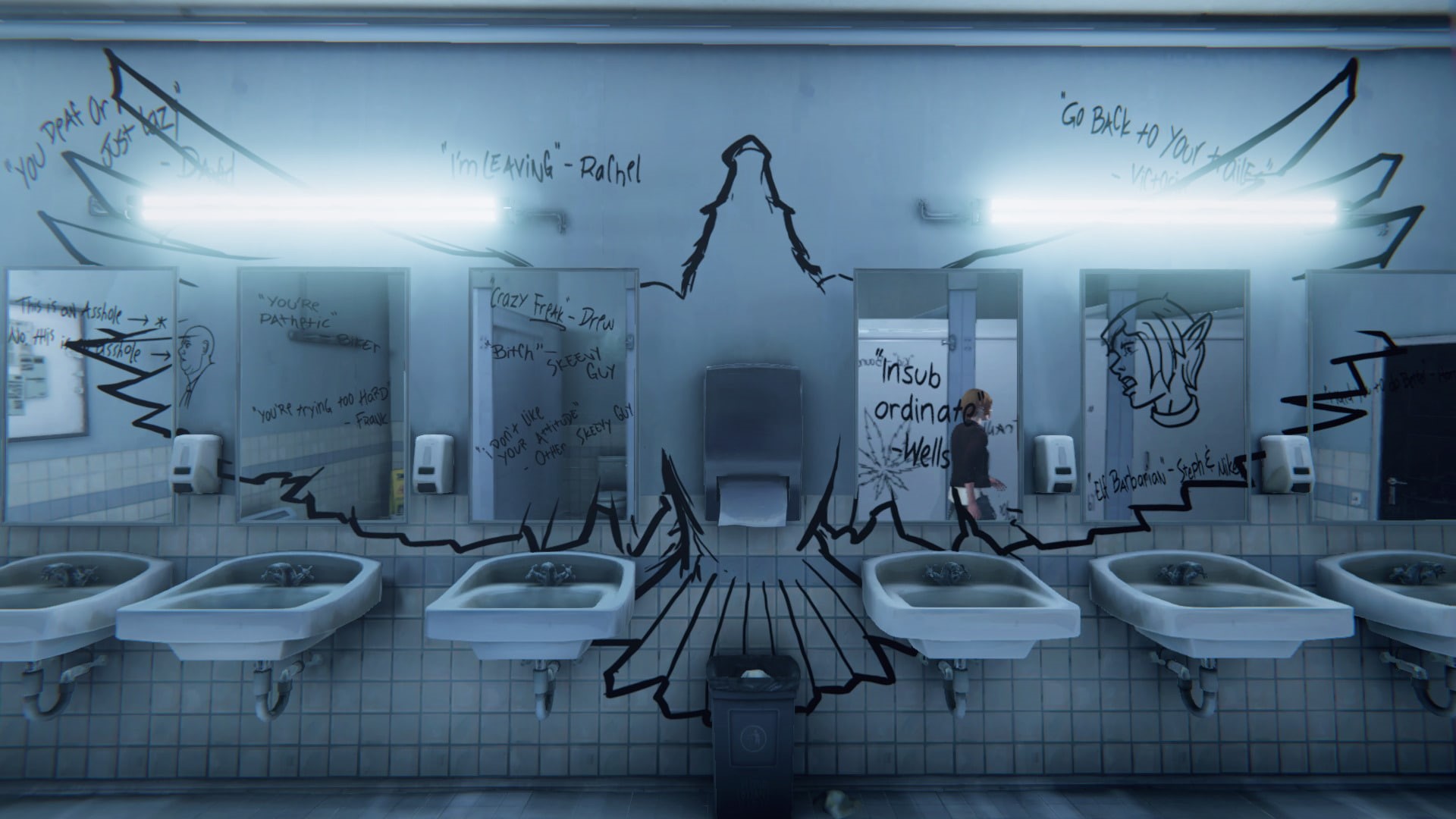 1080P, Graffiti, Life Is Strange: Before The Storm, Life Is Strange, Eagle, HD Wallpaper
