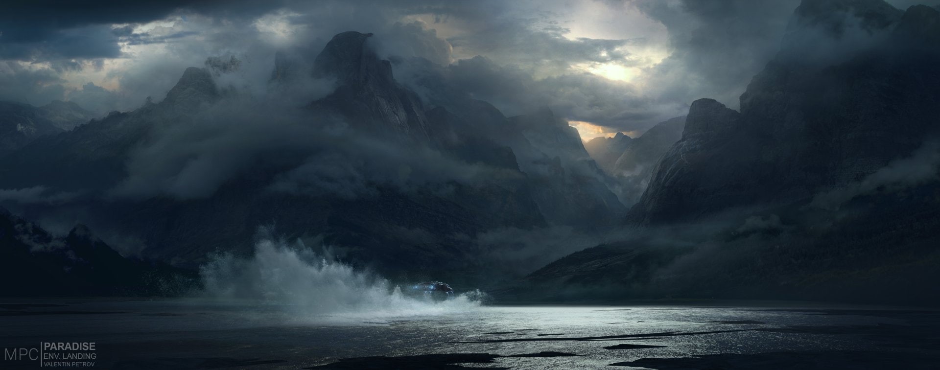 power in nature, outdoors, 1080P, scenics - nature, fog, beauty in nature, storm, Planet, Scenery, environment, motion, mountain, rain, land, Alien: Covenant, HD Wallpaper