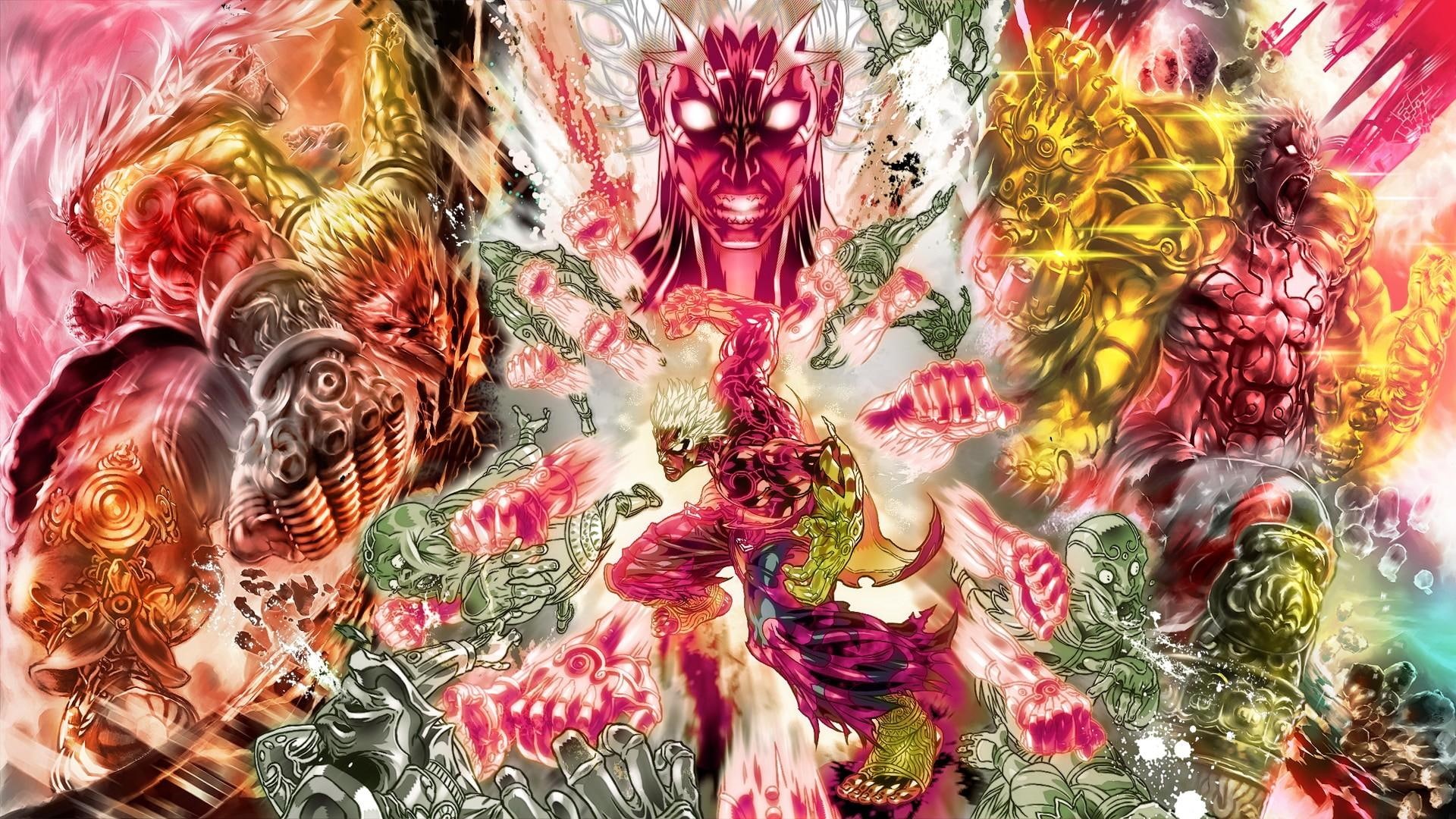 games, s, video games, asura, white hair, asuras wrath, wrath, anime, male, spiky hair, 1080P, HD Wallpaper